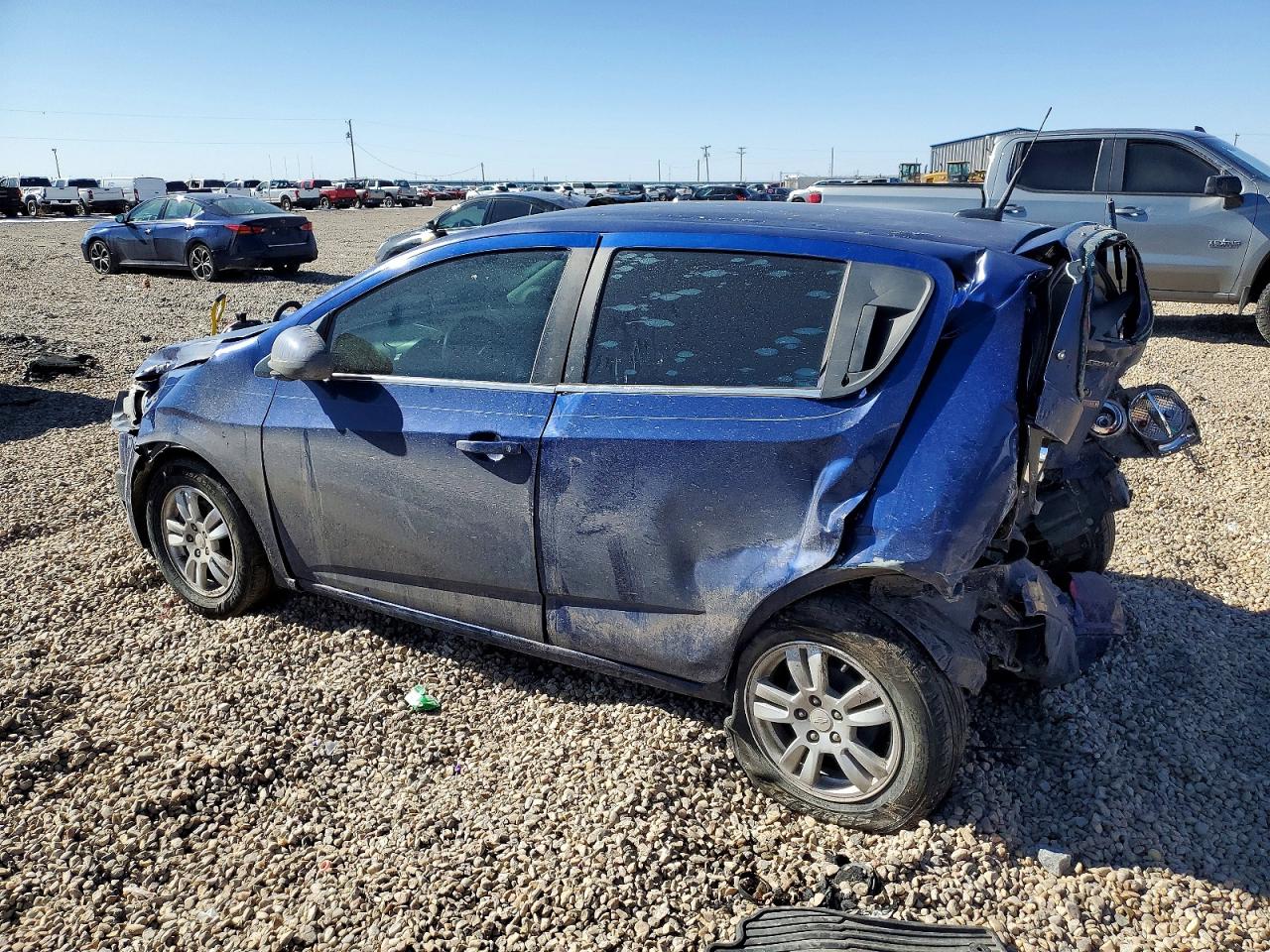 2013 Chevrolet Sonic Lt Blue vin: 1G1JC6SB6D4191587
