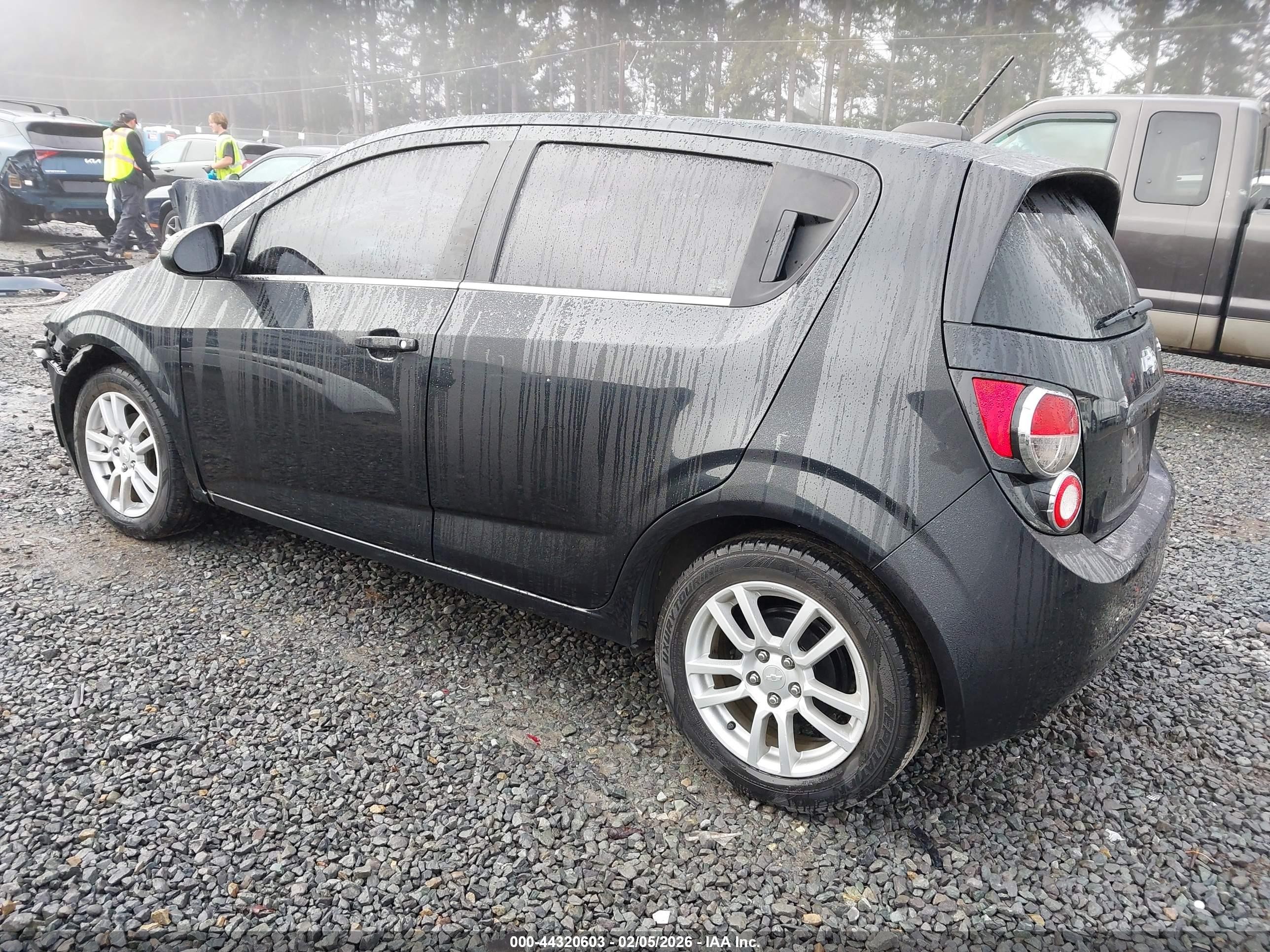 2015 Chevrolet Sonic Lt Auto Black vin: 1G1JC6SB6F4116827