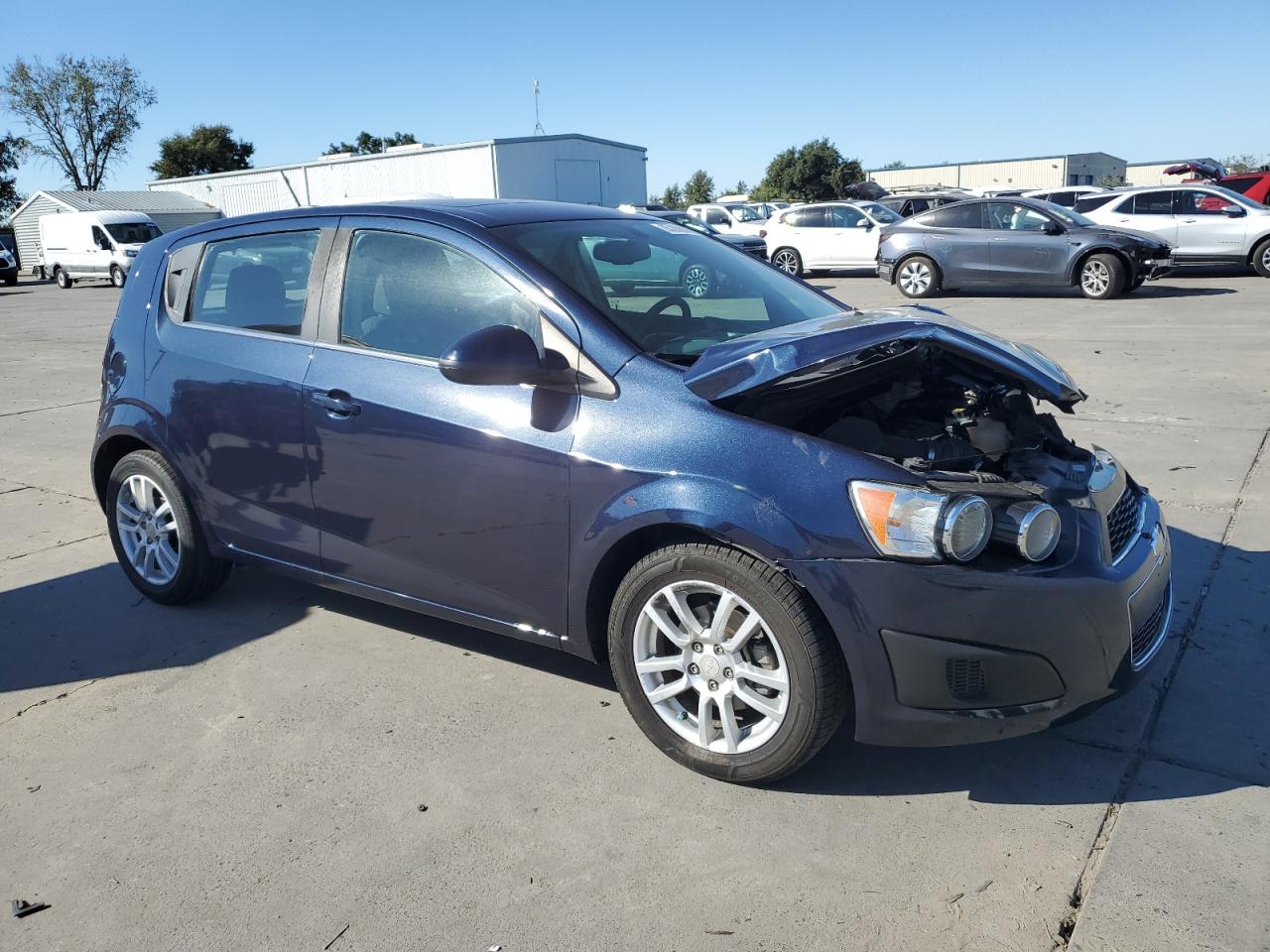 2016 Chevrolet Sonic Lt Blue vin: 1G1JC6SB6G4106526