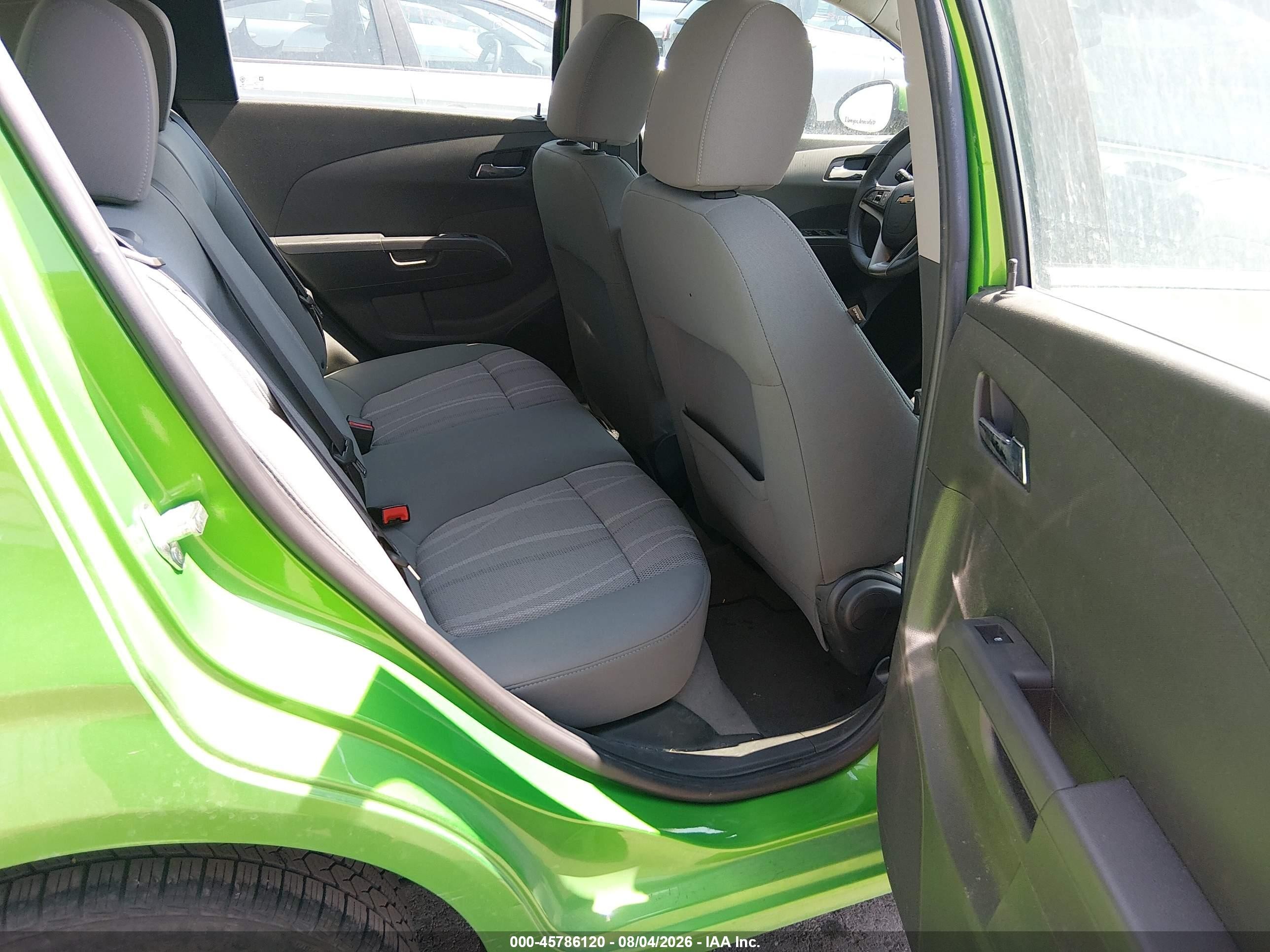 2015 Chevrolet Sonic Lt Auto Green vin: 1G1JC6SB7F4180472