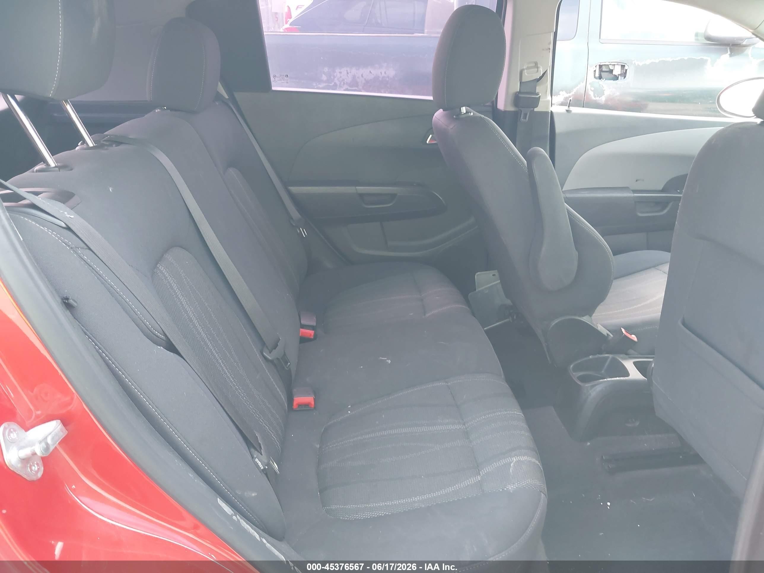 2013 Chevrolet Sonic Lt Auto Оранжевый vin: 1G1JC6SB8D4216683