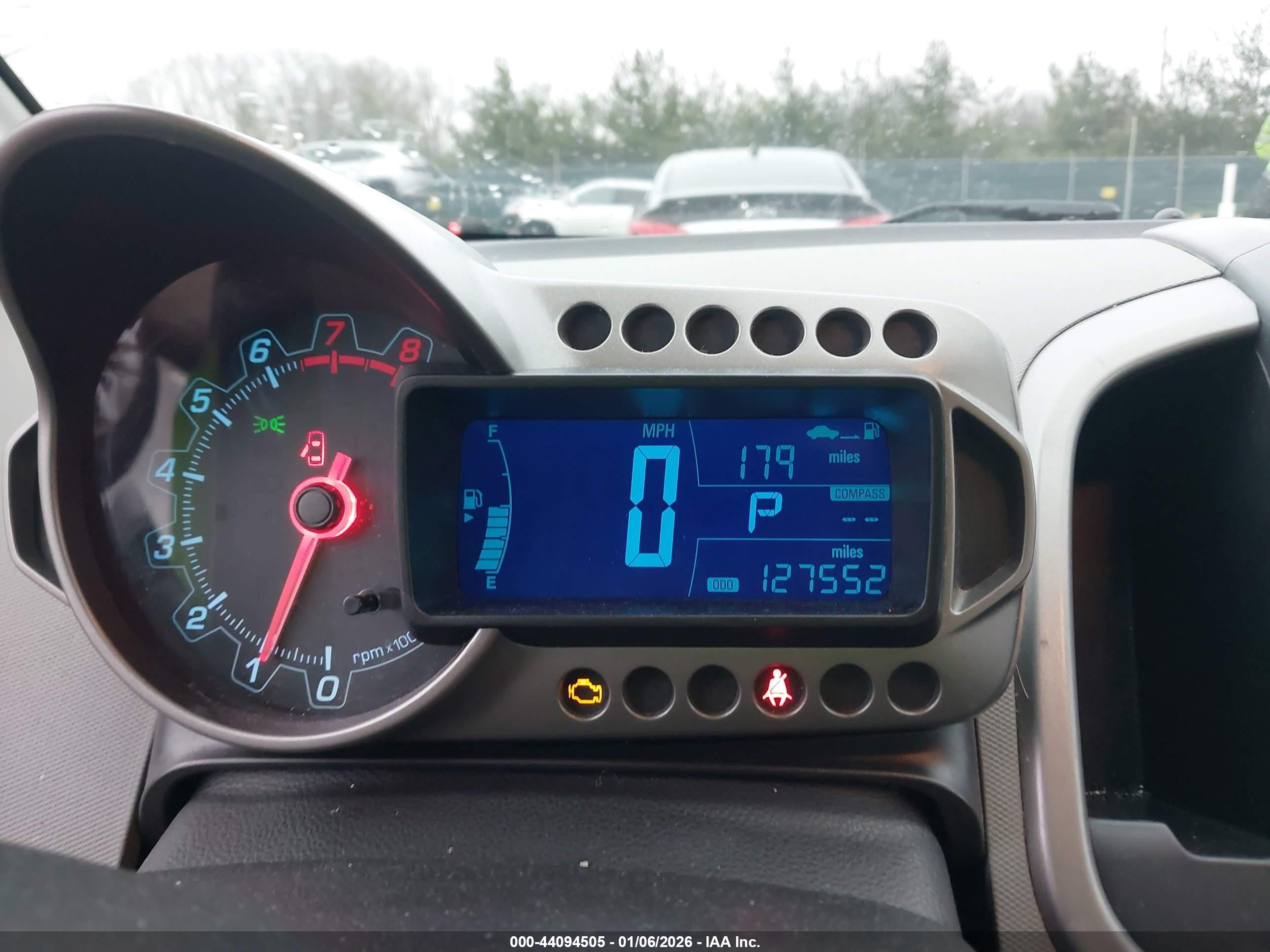 2015 Chevrolet Sonic Lt Auto Black vin: 1G1JC6SB8F4114691