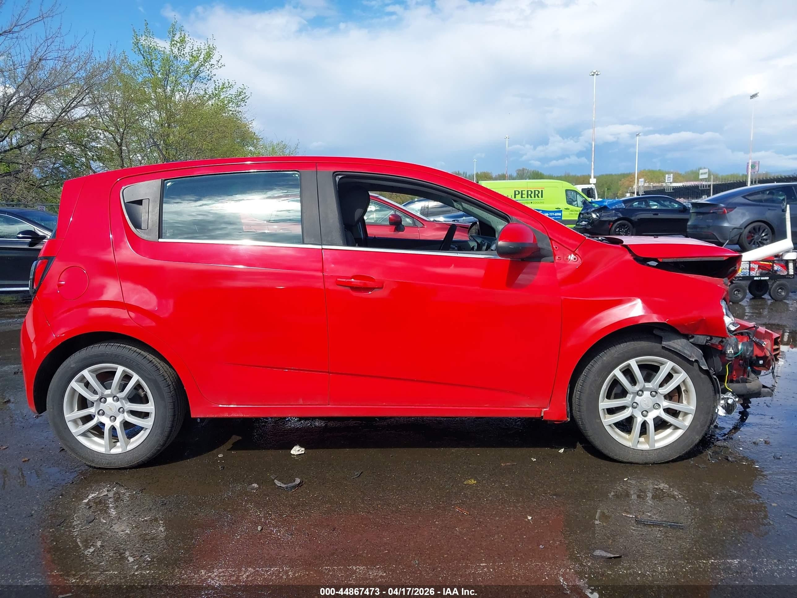 2016 Chevrolet Sonic Lt Auto Red vin: 1G1JC6SB8G4183981