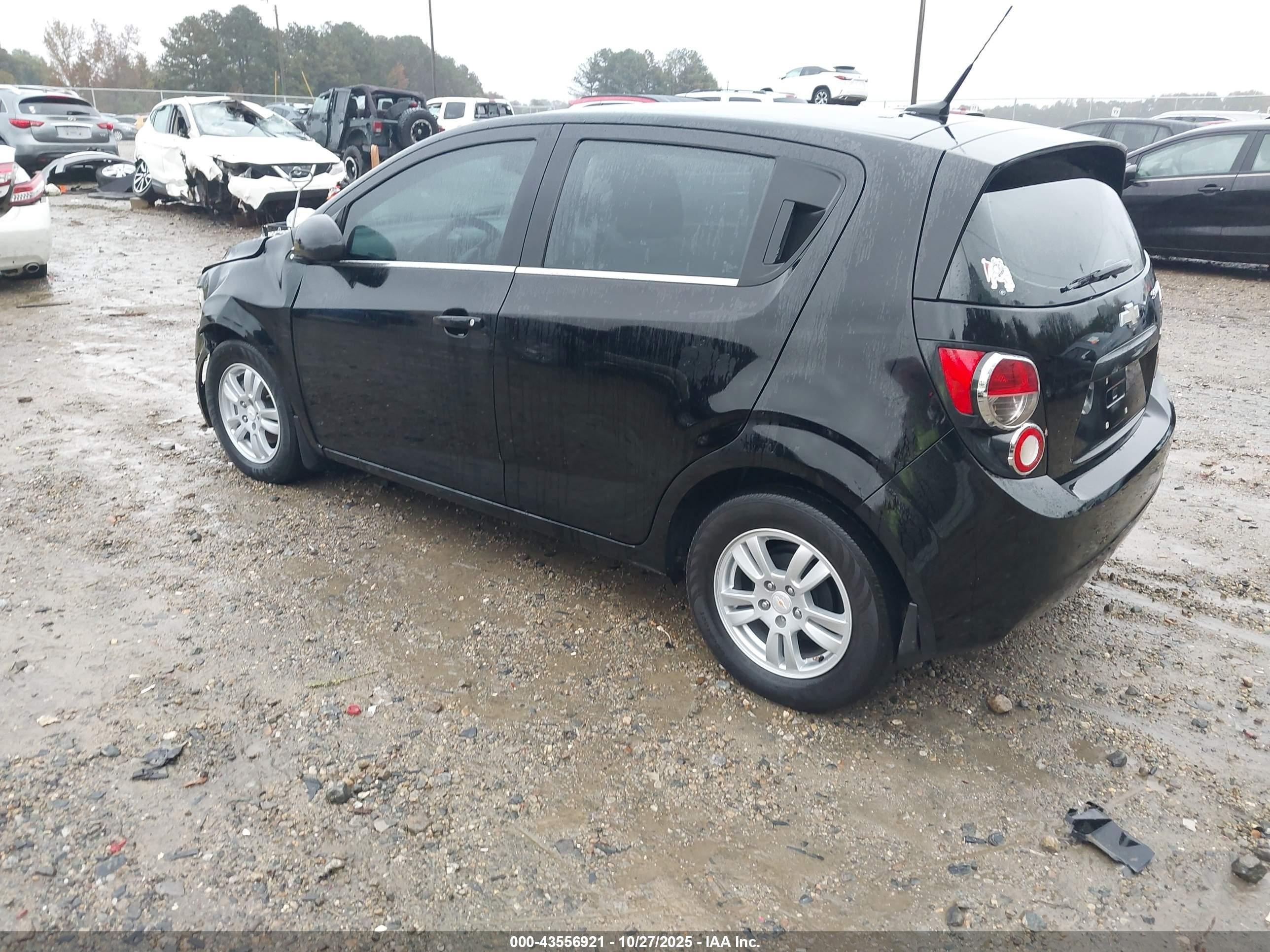 2012 Chevrolet Sonic 2lt Black vin: 1G1JC6SB9C4184339