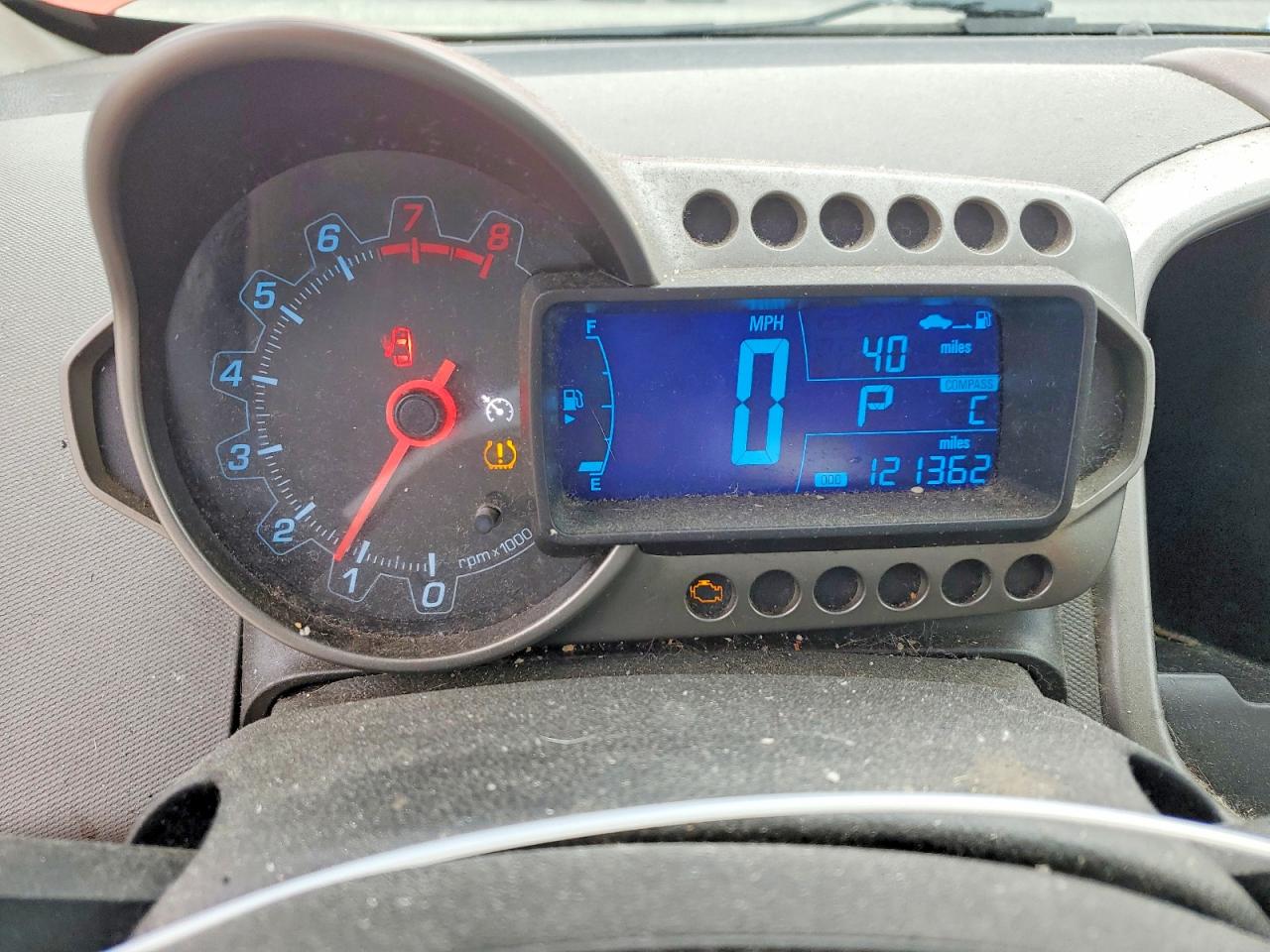 2013 Chevrolet Sonic Lt Orange vin: 1G1JC6SB9D4108038