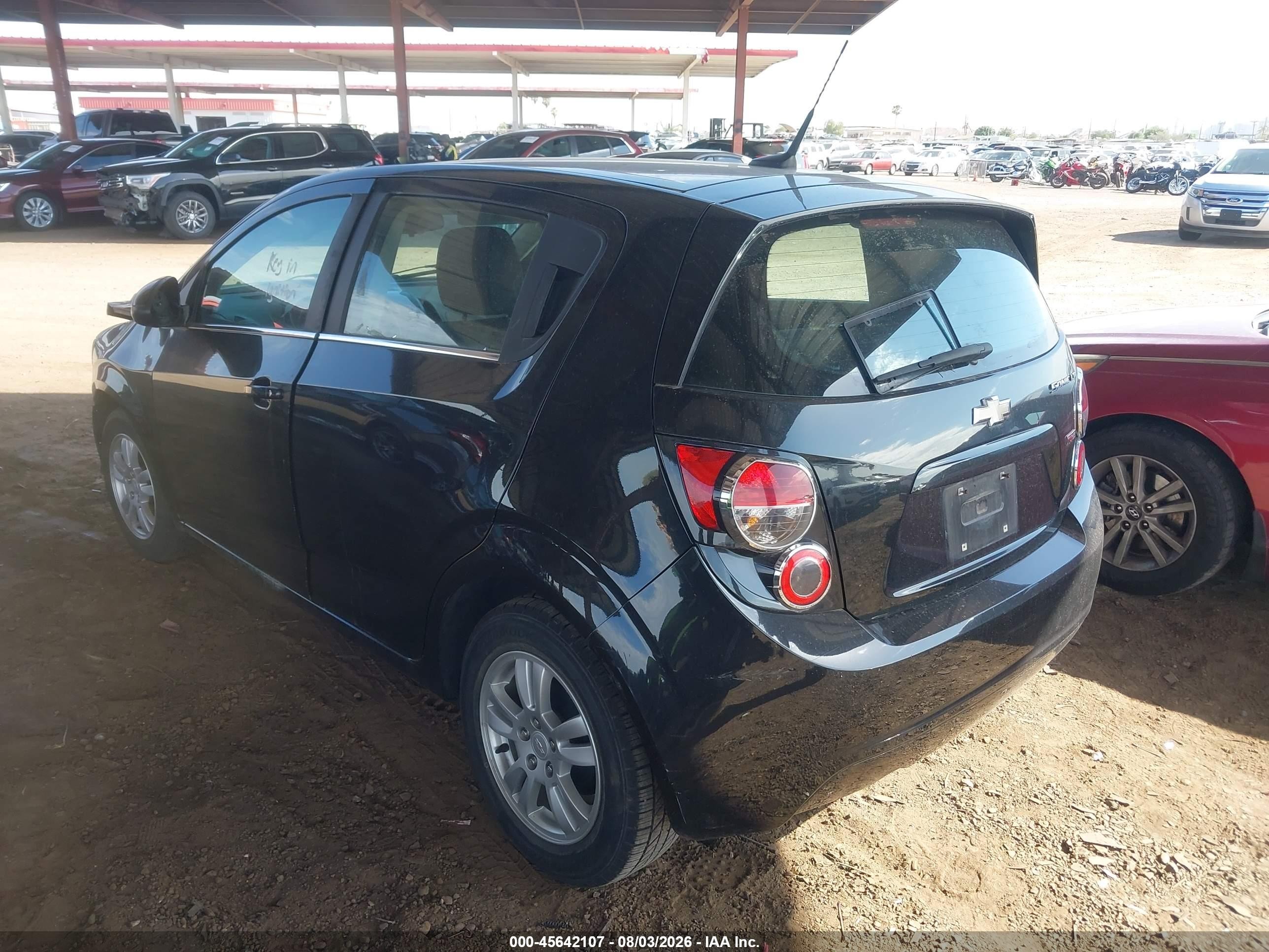 2013 Chevrolet Sonic Lt Auto Black vin: 1G1JC6SB9D4159426