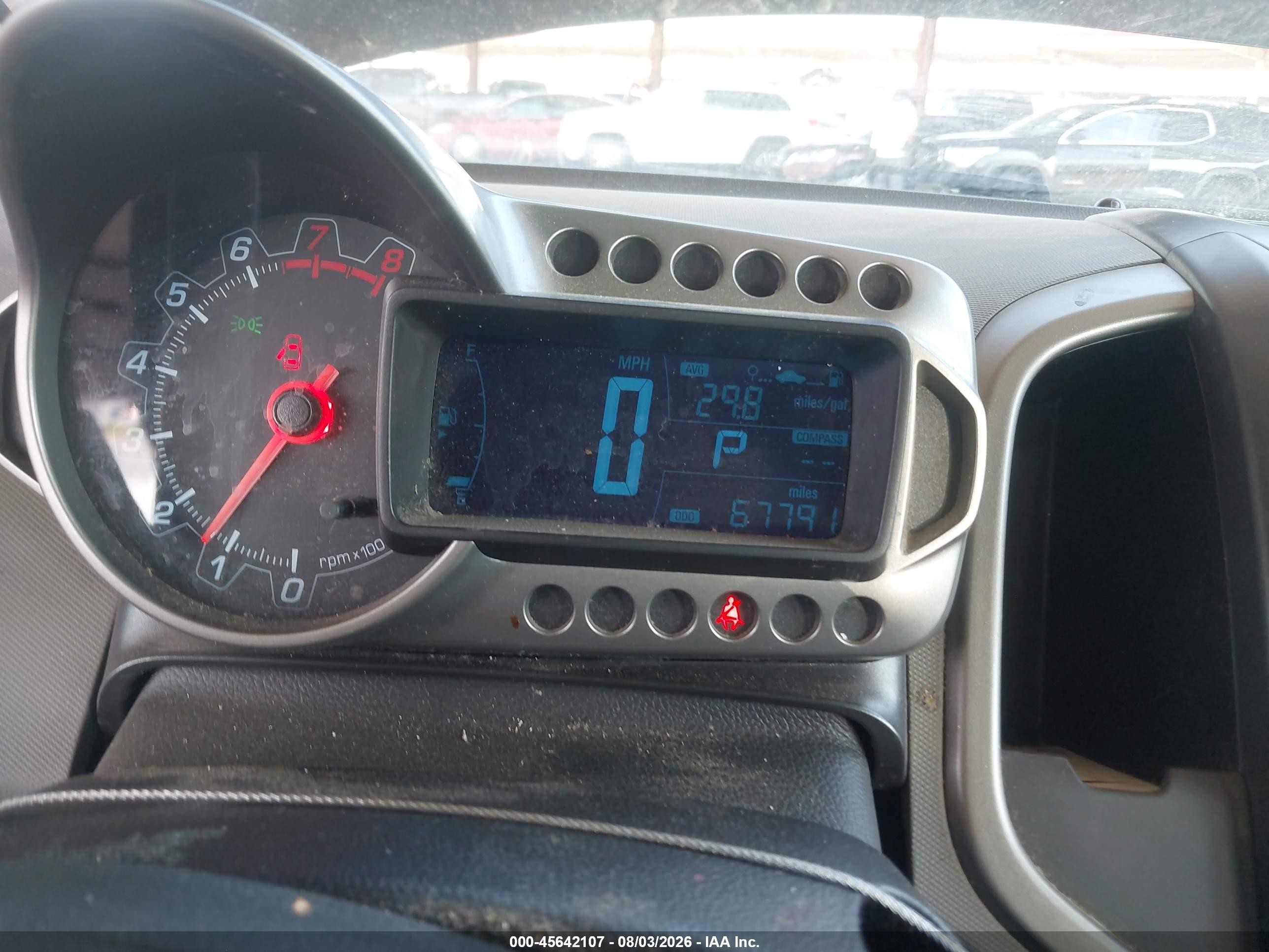 2013 Chevrolet Sonic Lt Auto Black vin: 1G1JC6SB9D4159426