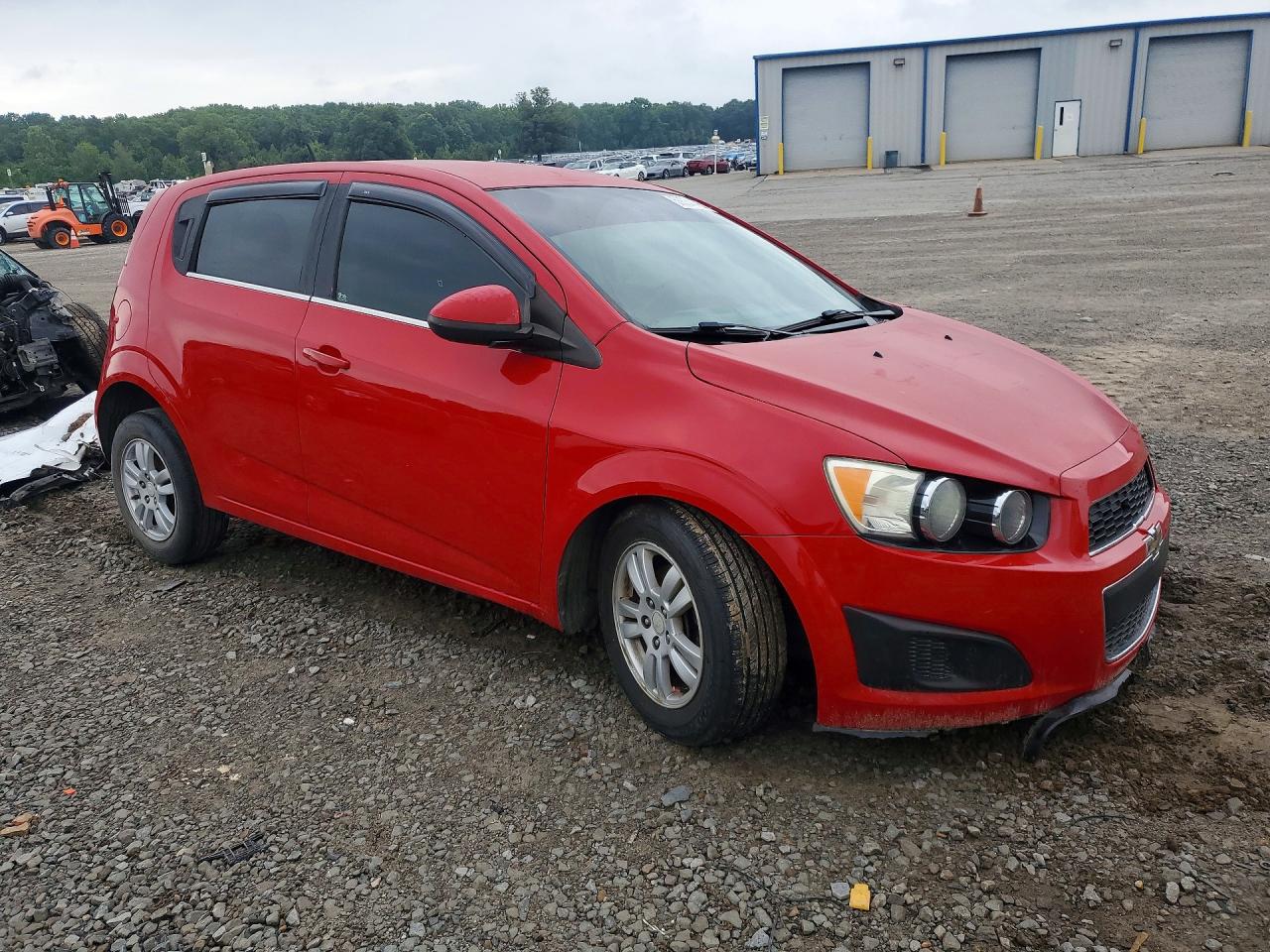 2013 Chevrolet Sonic Lt Red vin: 1G1JC6SB9D4214327