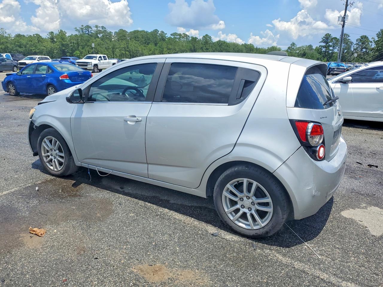 2015 Chevrolet Sonic Lt Silver vin: 1G1JC6SB9F4151443