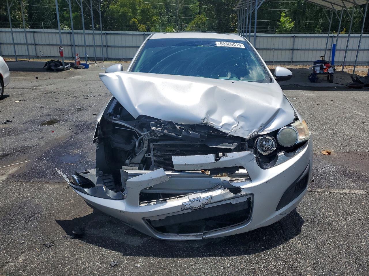 2015 Chevrolet Sonic Lt Silver vin: 1G1JC6SB9F4151443