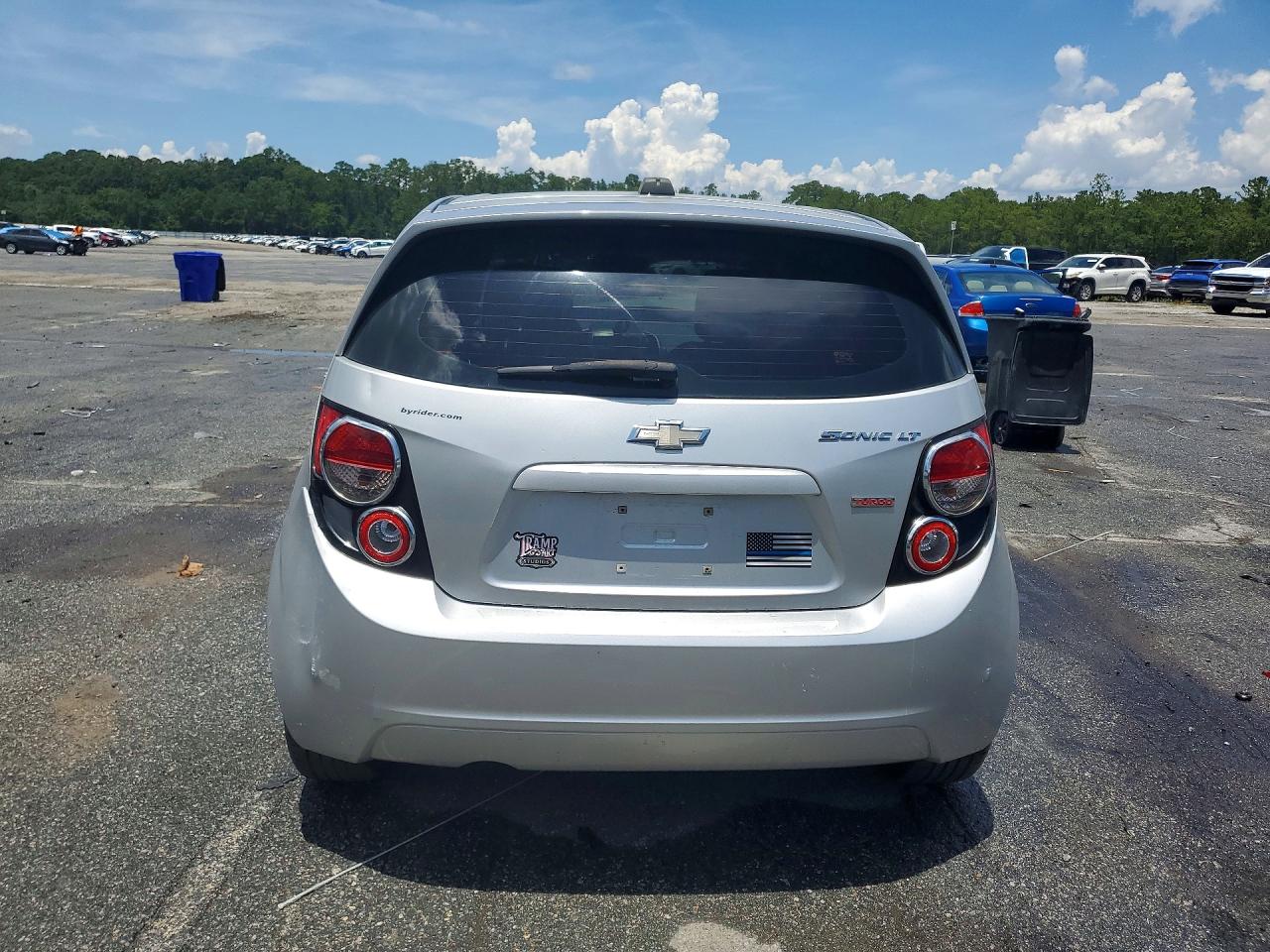 2015 Chevrolet Sonic Lt Silver vin: 1G1JC6SB9F4151443