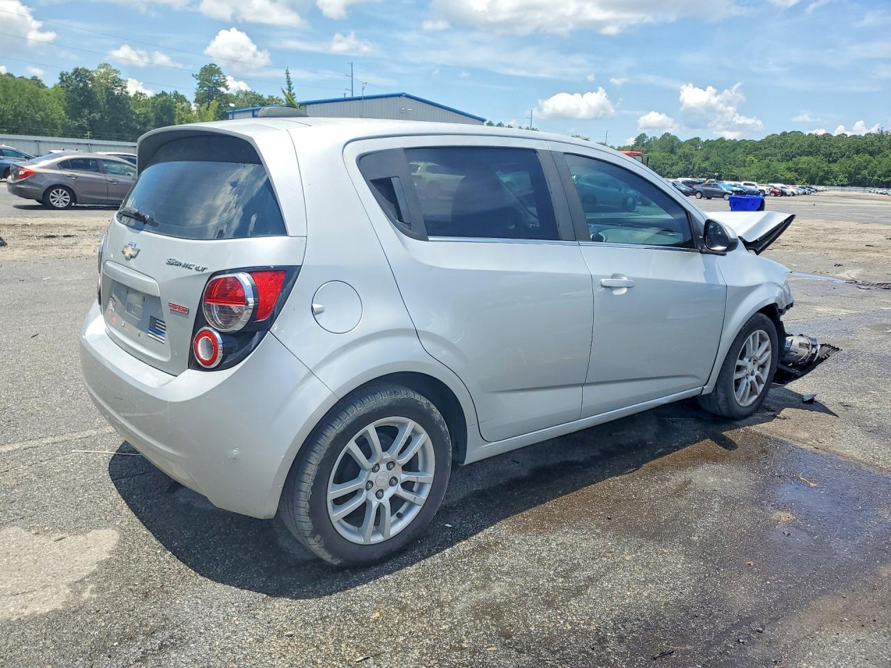 2015 Chevrolet Sonic Lt Silver vin: 1G1JC6SB9F4151443