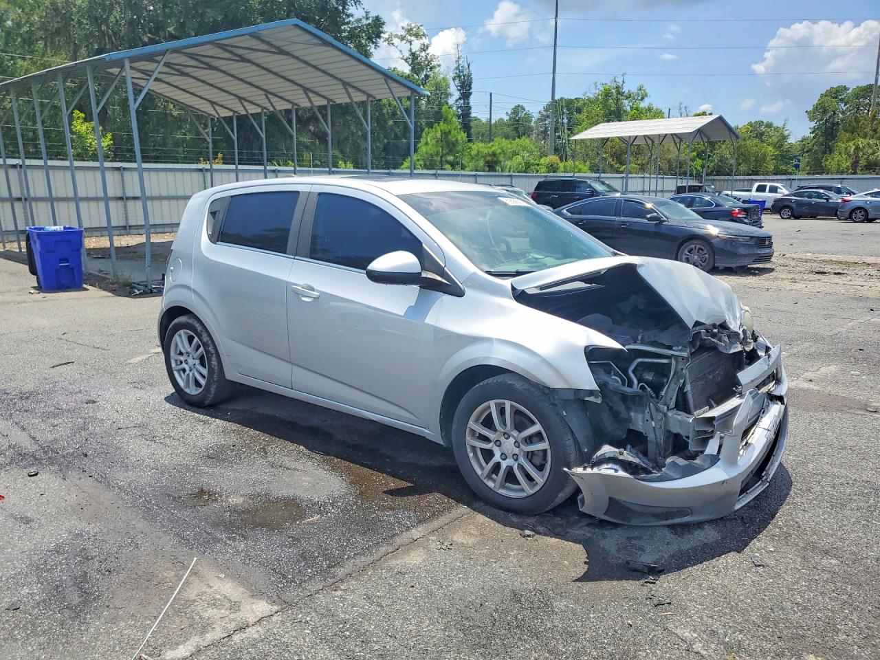 2015 Chevrolet Sonic Lt Silver vin: 1G1JC6SB9F4151443