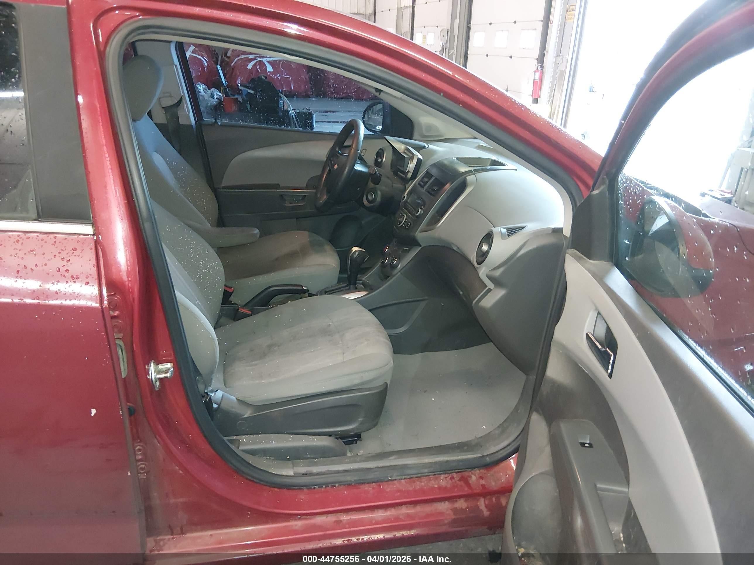 2014 Chevrolet Sonic Lt Auto Burgundy vin: 1G1JC6SBXE4165530
