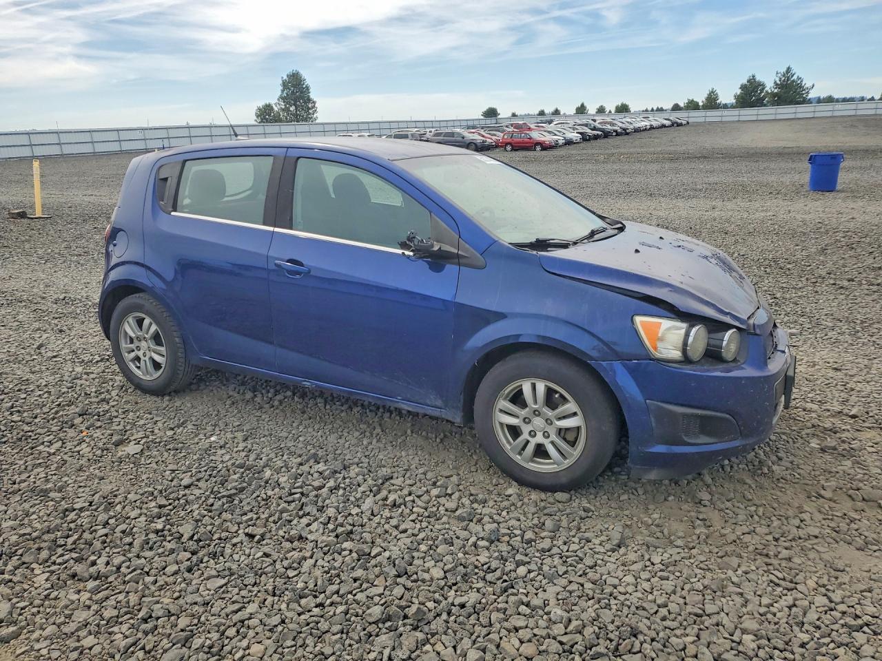2014 Chevrolet Sonic Lt Blue vin: 1G1JC6SG1E4115403