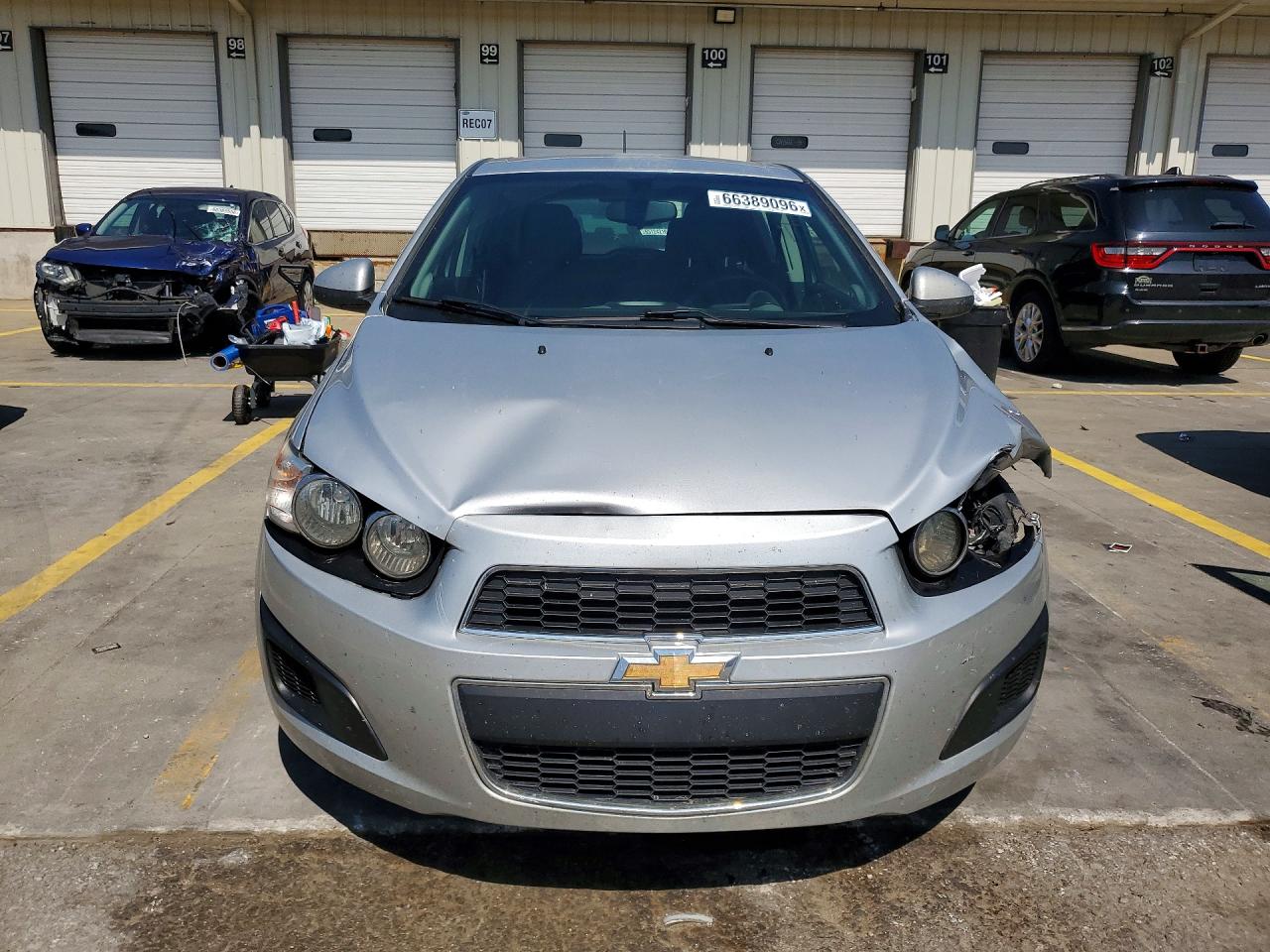 2015 Chevrolet Sonic Lt Silver vin: 1G1JC6SG1F4118772