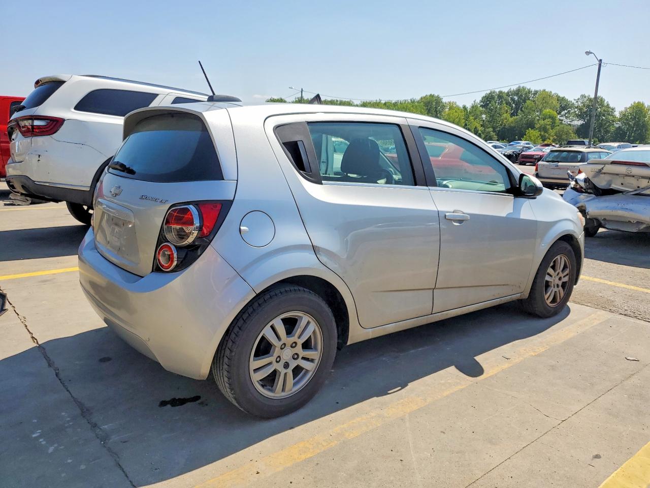2015 Chevrolet Sonic Lt Silver vin: 1G1JC6SG1F4118772