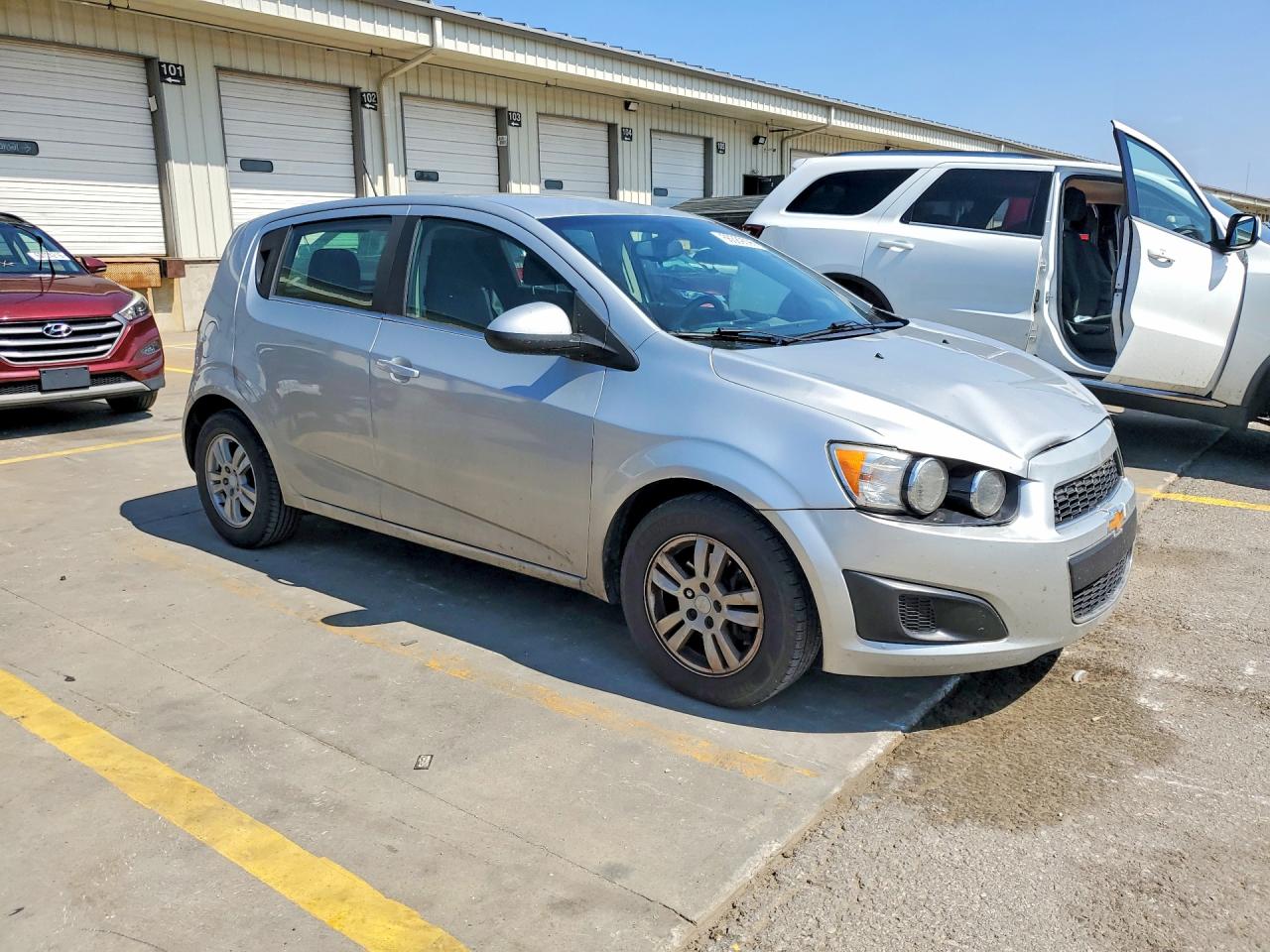 2015 Chevrolet Sonic Lt Silver vin: 1G1JC6SG1F4118772