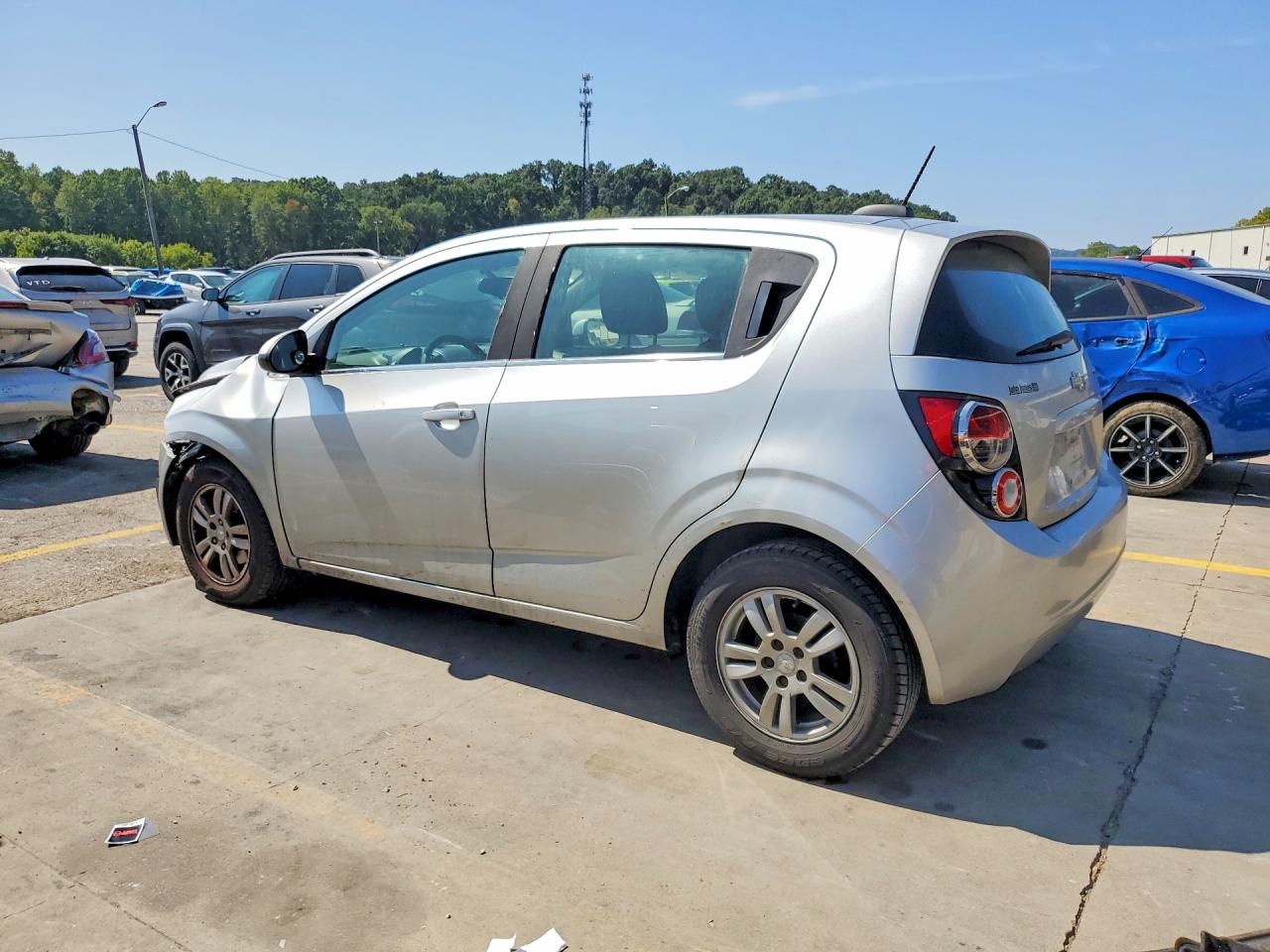 2015 Chevrolet Sonic Lt Silver vin: 1G1JC6SG1F4118772