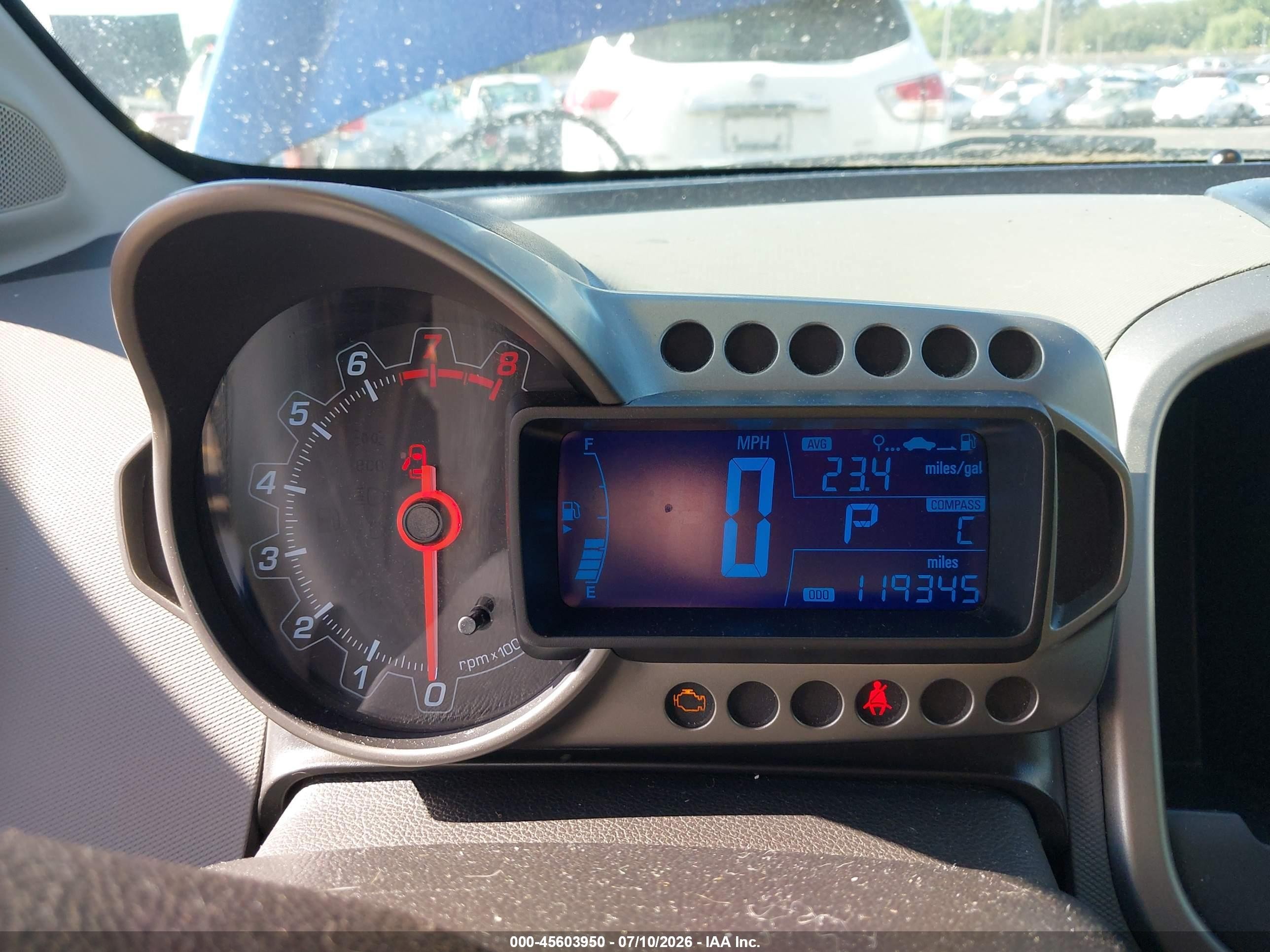 2013 Chevrolet Sonic Lt Auto Blue vin: 1G1JC6SG2D4207568