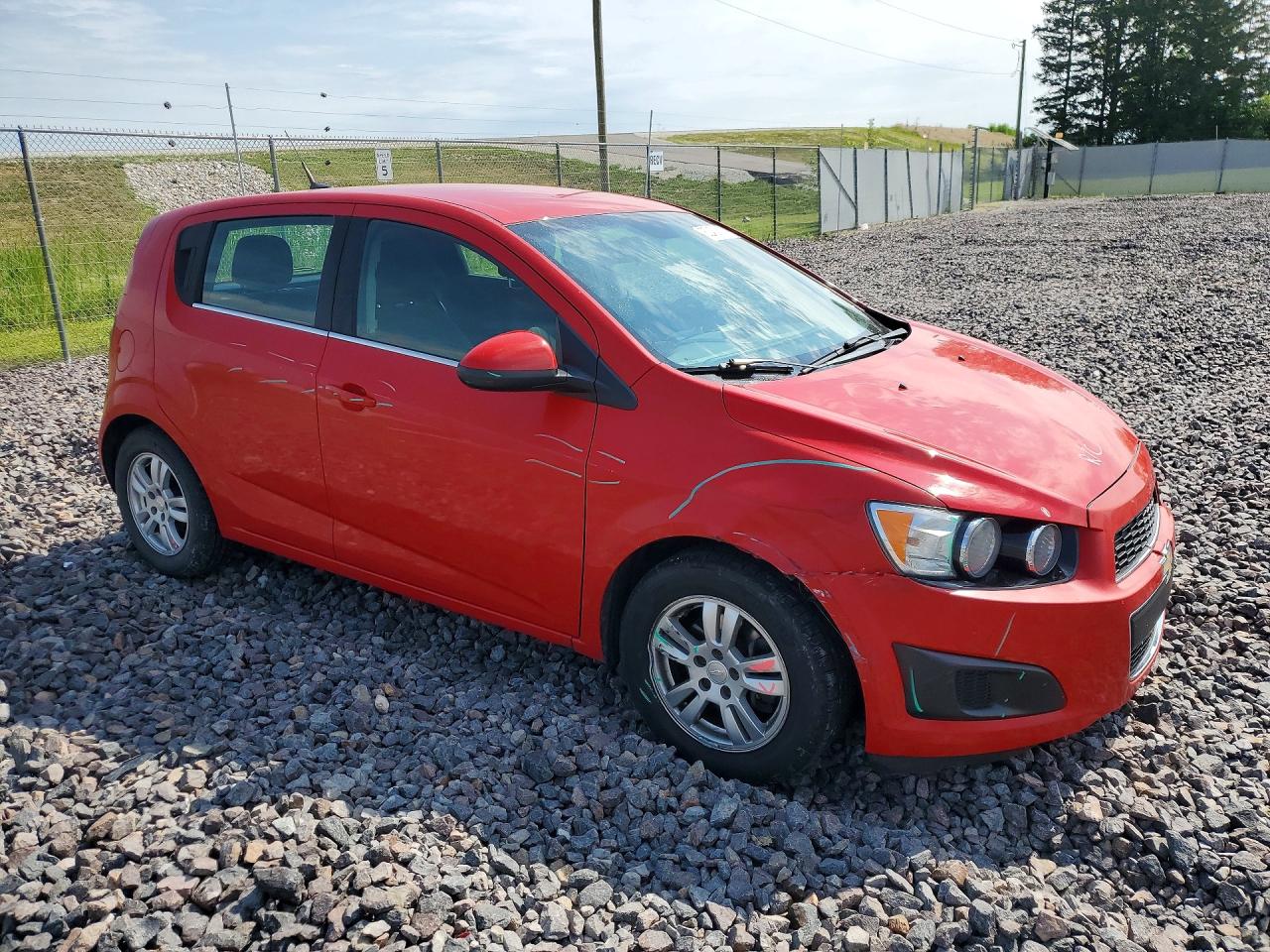 2013 Chevrolet Sonic Lt Красный vin: 1G1JC6SG3D4176668