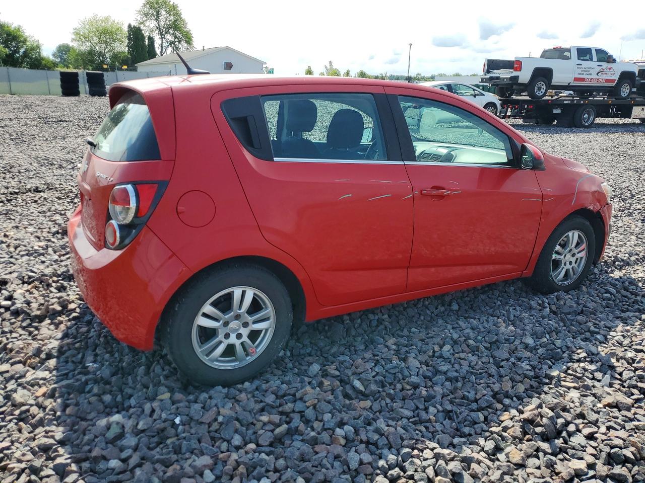 2013 Chevrolet Sonic Lt Красный vin: 1G1JC6SG3D4176668