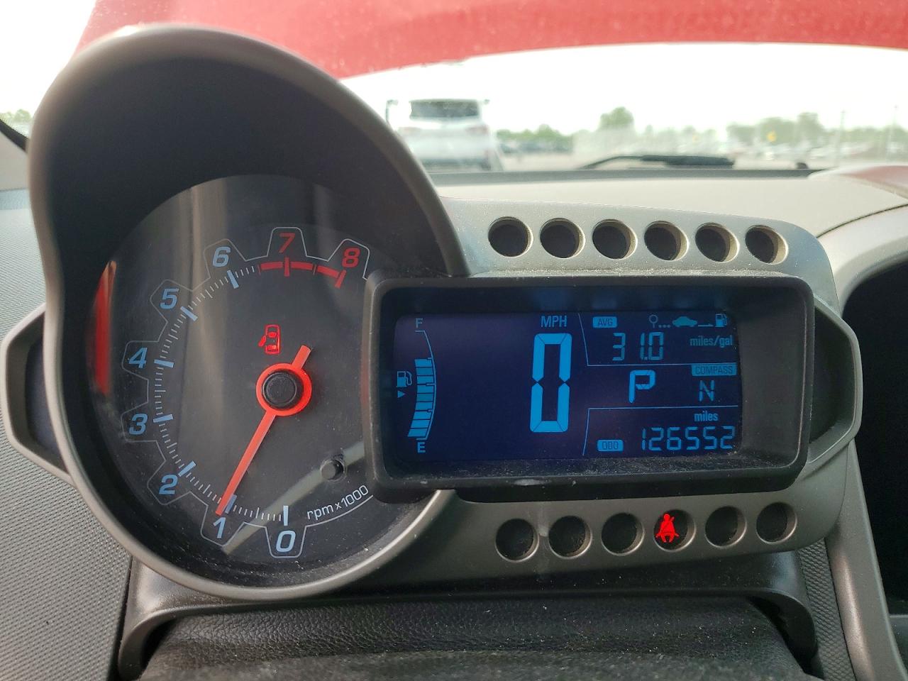 2013 Chevrolet Sonic Lt Красный vin: 1G1JC6SG3D4176668