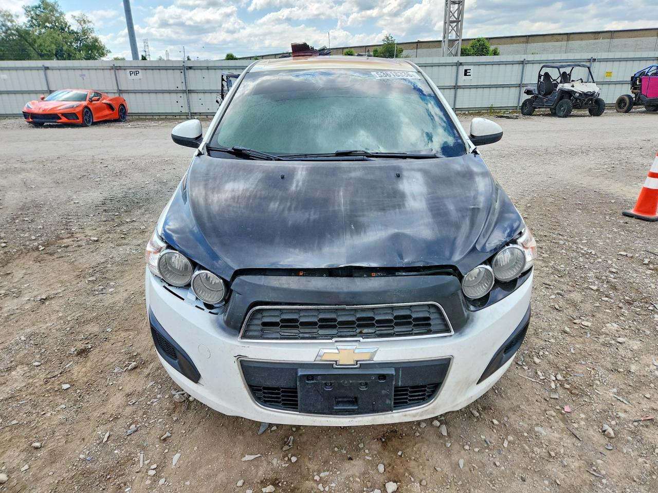 2013 Chevrolet Sonic Lt White vin: 1G1JC6SG5D4207208