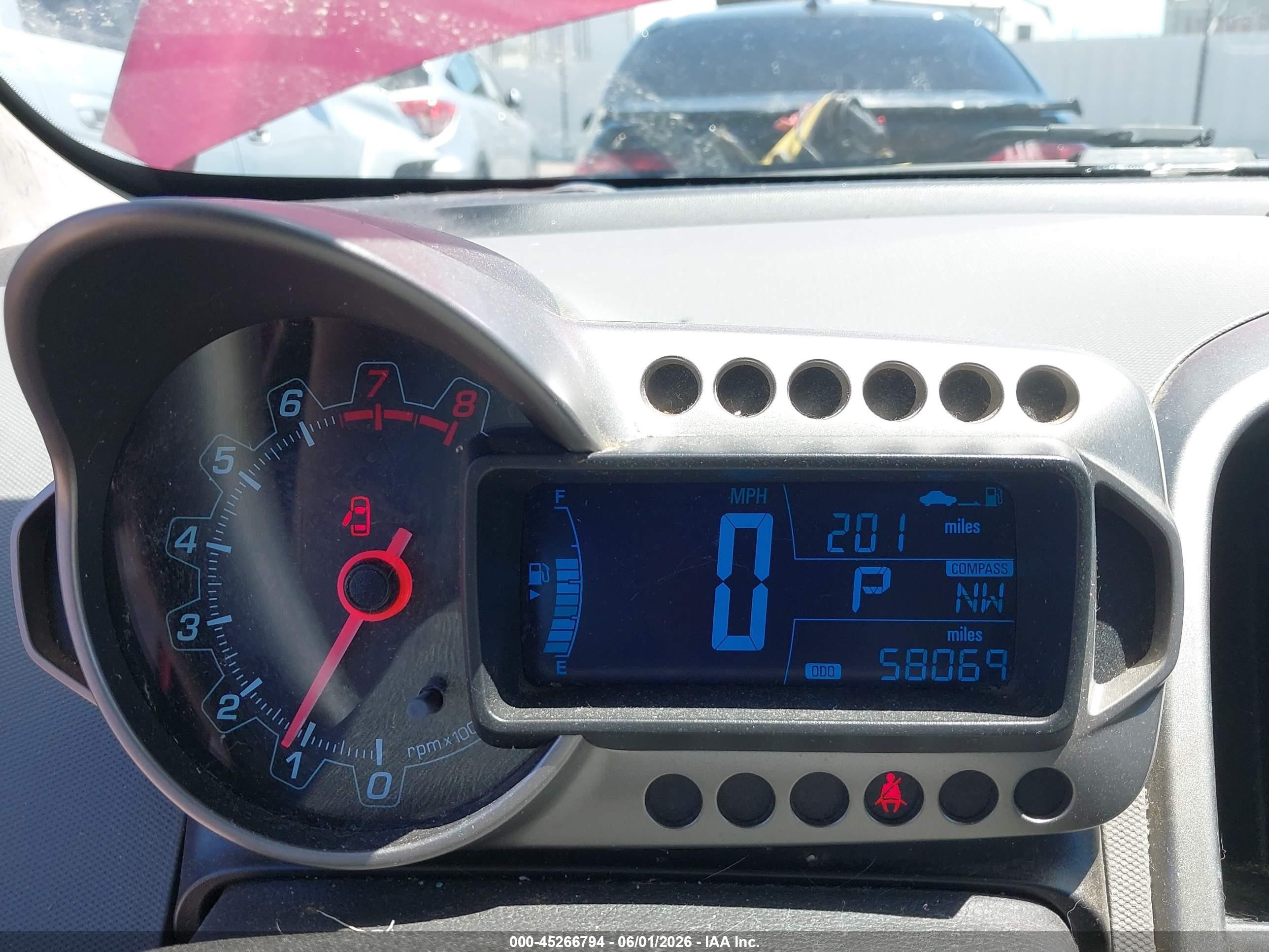 2014 Chevrolet Sonic Lt Auto Pink vin: 1G1JC6SG5E4133063