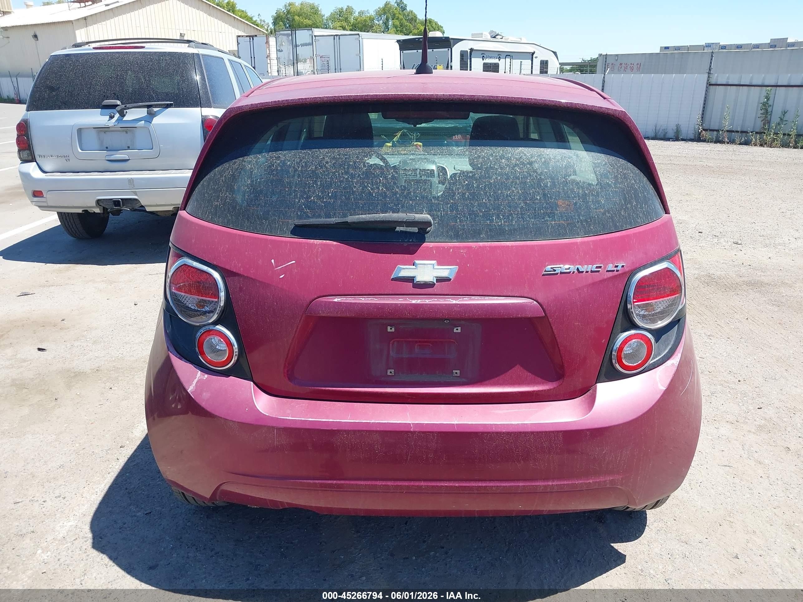 2014 Chevrolet Sonic Lt Auto Pink vin: 1G1JC6SG5E4133063
