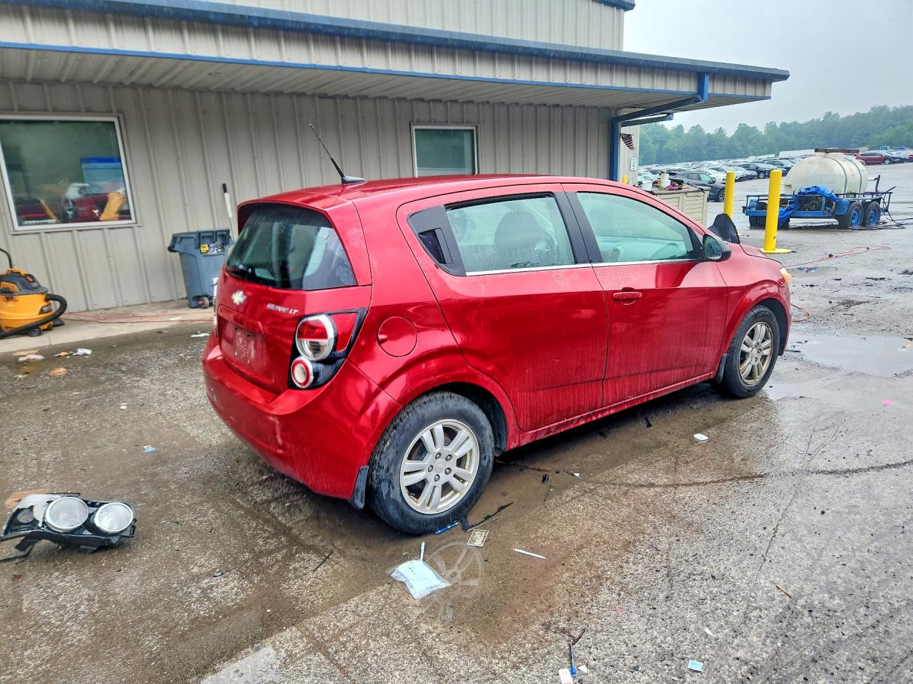 2013 Chevrolet Sonic Lt Burgundy vin: 1G1JC6SG6D4128629