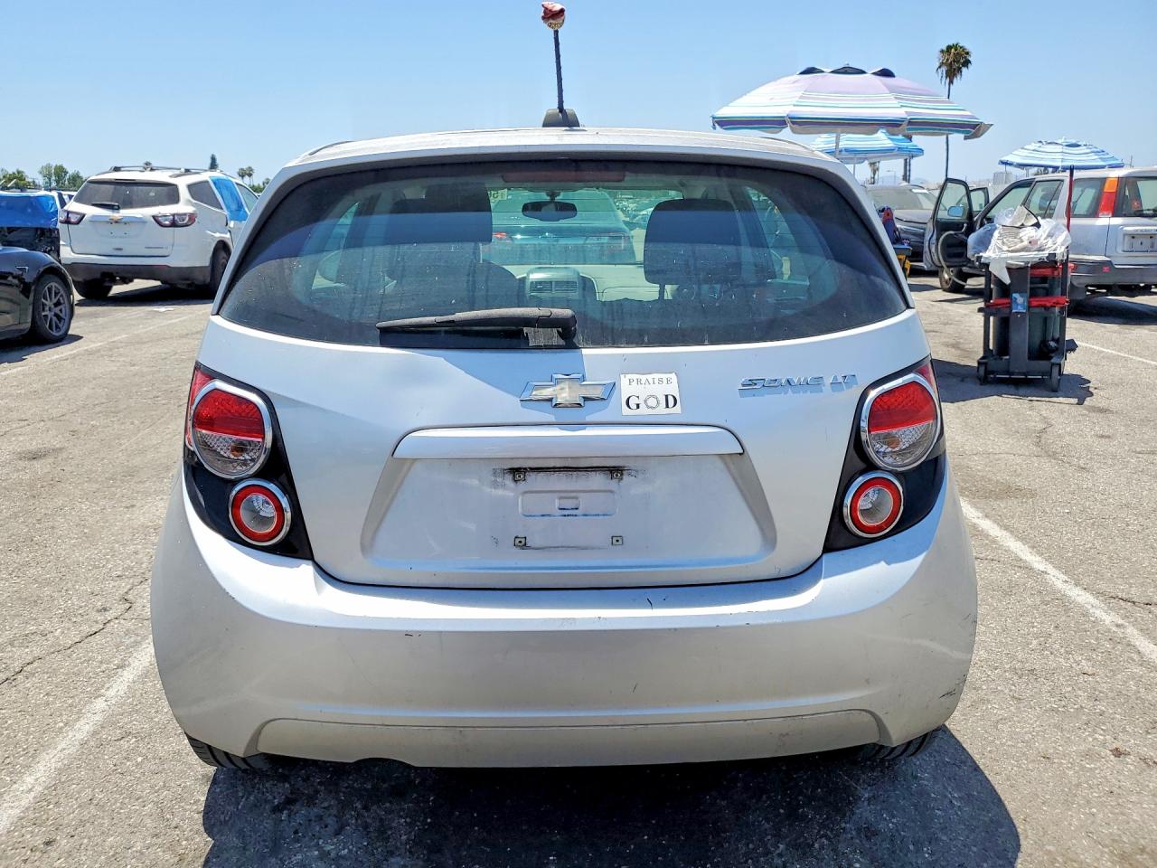 2015 Chevrolet Sonic Lt Silver vin: 1G1JC6SG6F4190728