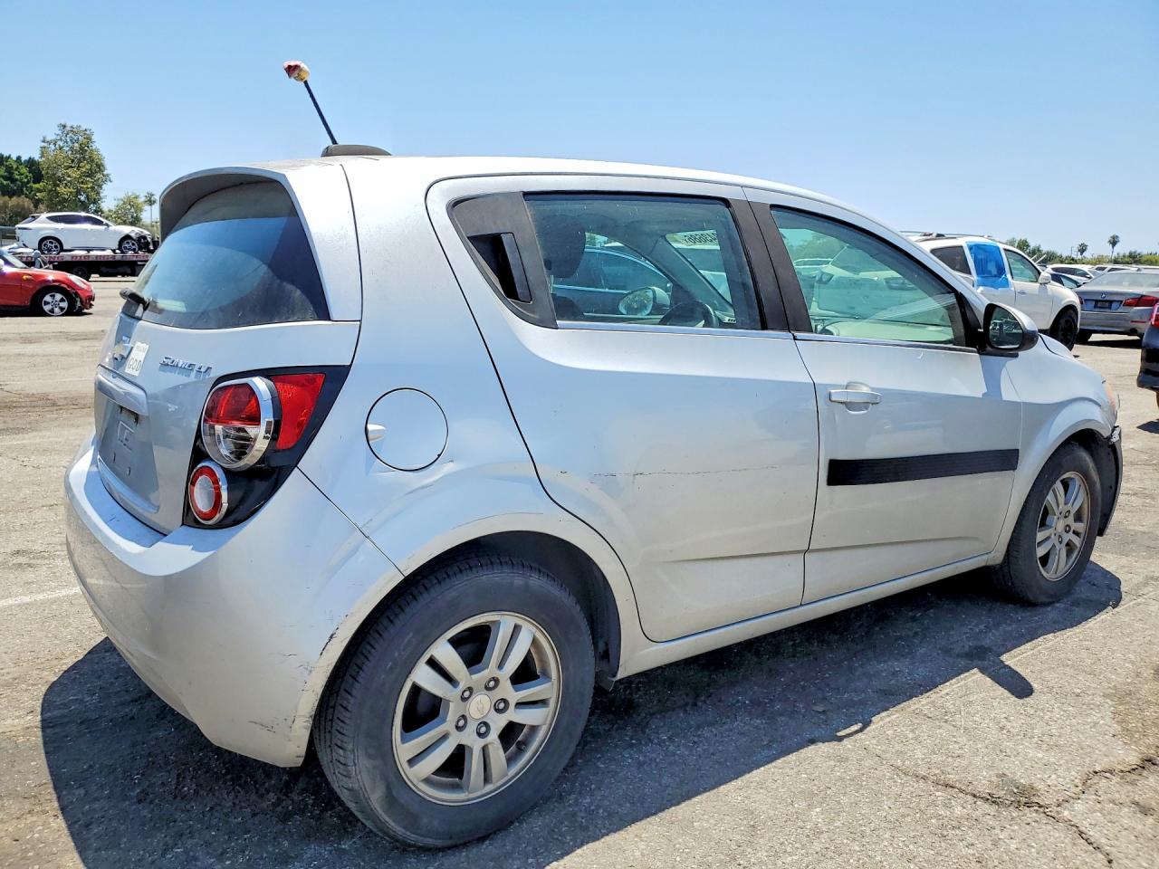 2015 Chevrolet Sonic Lt Silver vin: 1G1JC6SG6F4190728