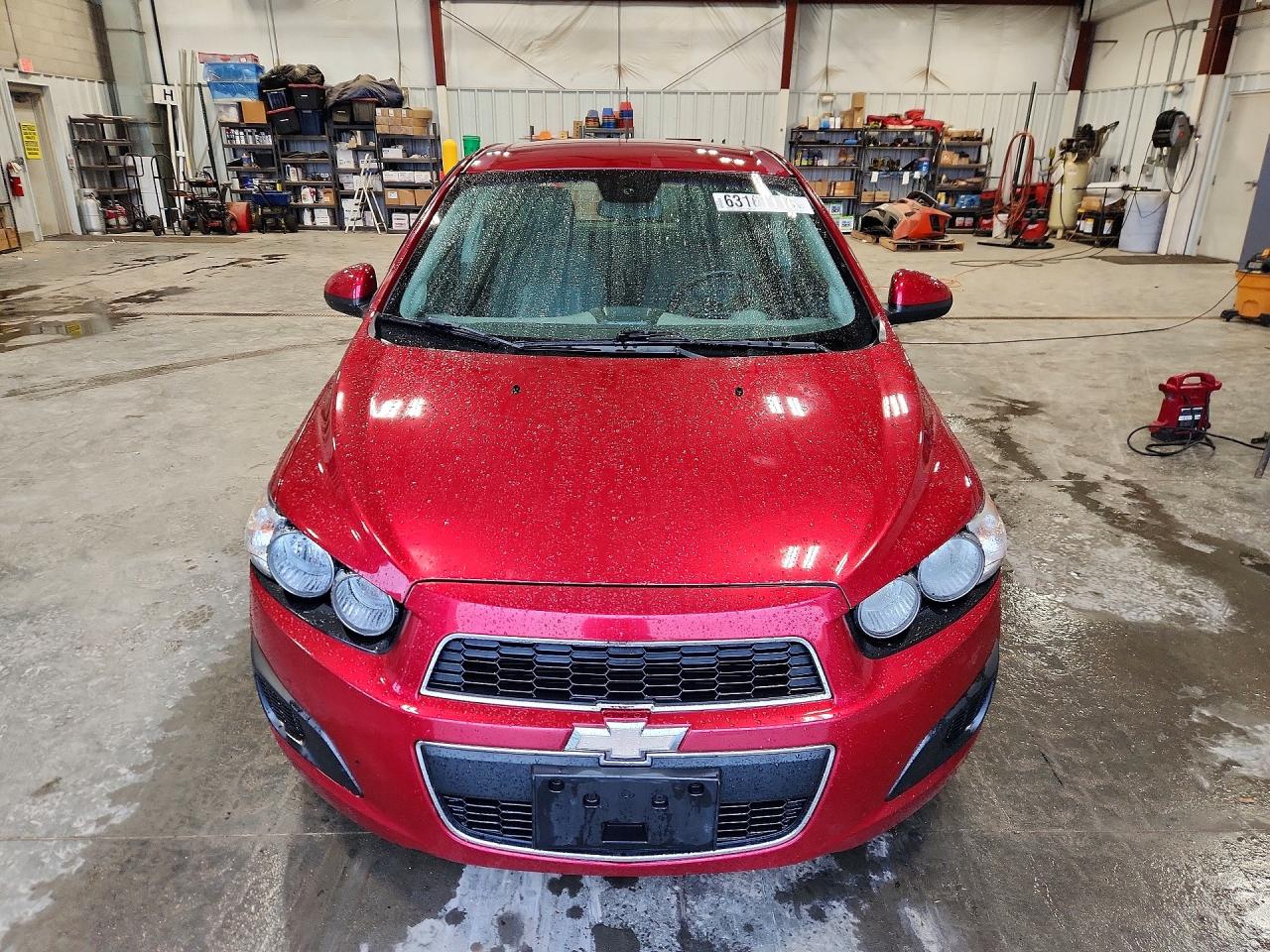 2013 Chevrolet Sonic Lt Red vin: 1G1JC6SG7D4234040