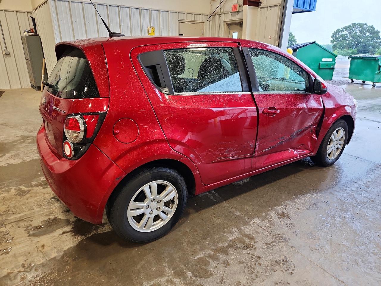 2013 Chevrolet Sonic Lt Red vin: 1G1JC6SG7D4234040