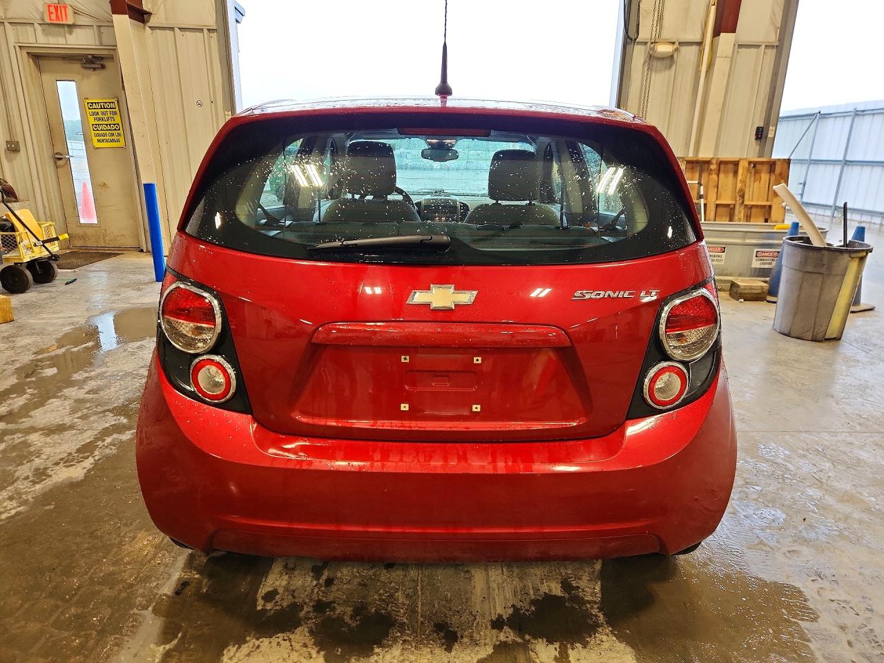 2013 Chevrolet Sonic Lt Red vin: 1G1JC6SG7D4234040