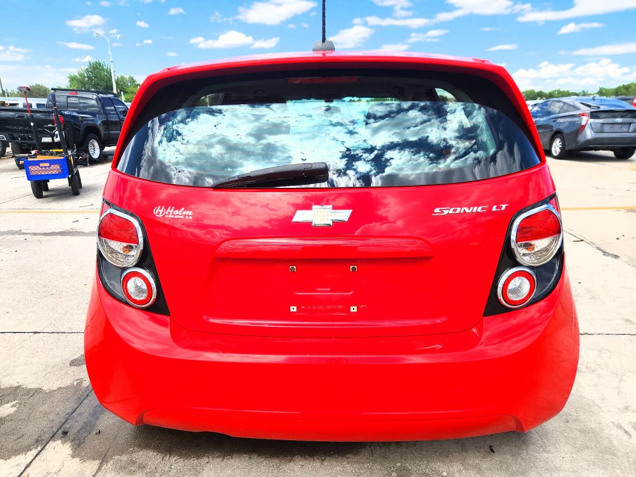 2015 Chevrolet Sonic Lt Red vin: 1G1JC6SG7F4198546