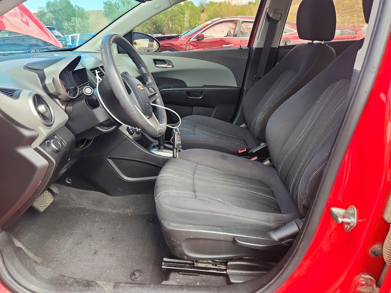 2015 Chevrolet Sonic Lt Red vin: 1G1JC6SG7F4198546