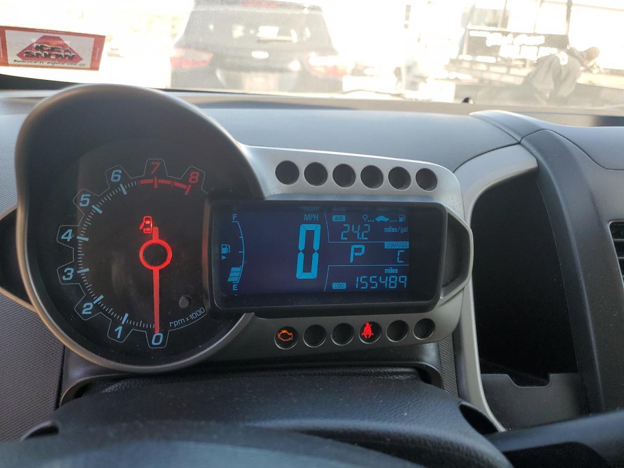 2013 Chevrolet Sonic Lt Black vin: 1G1JC6SG9D4136398