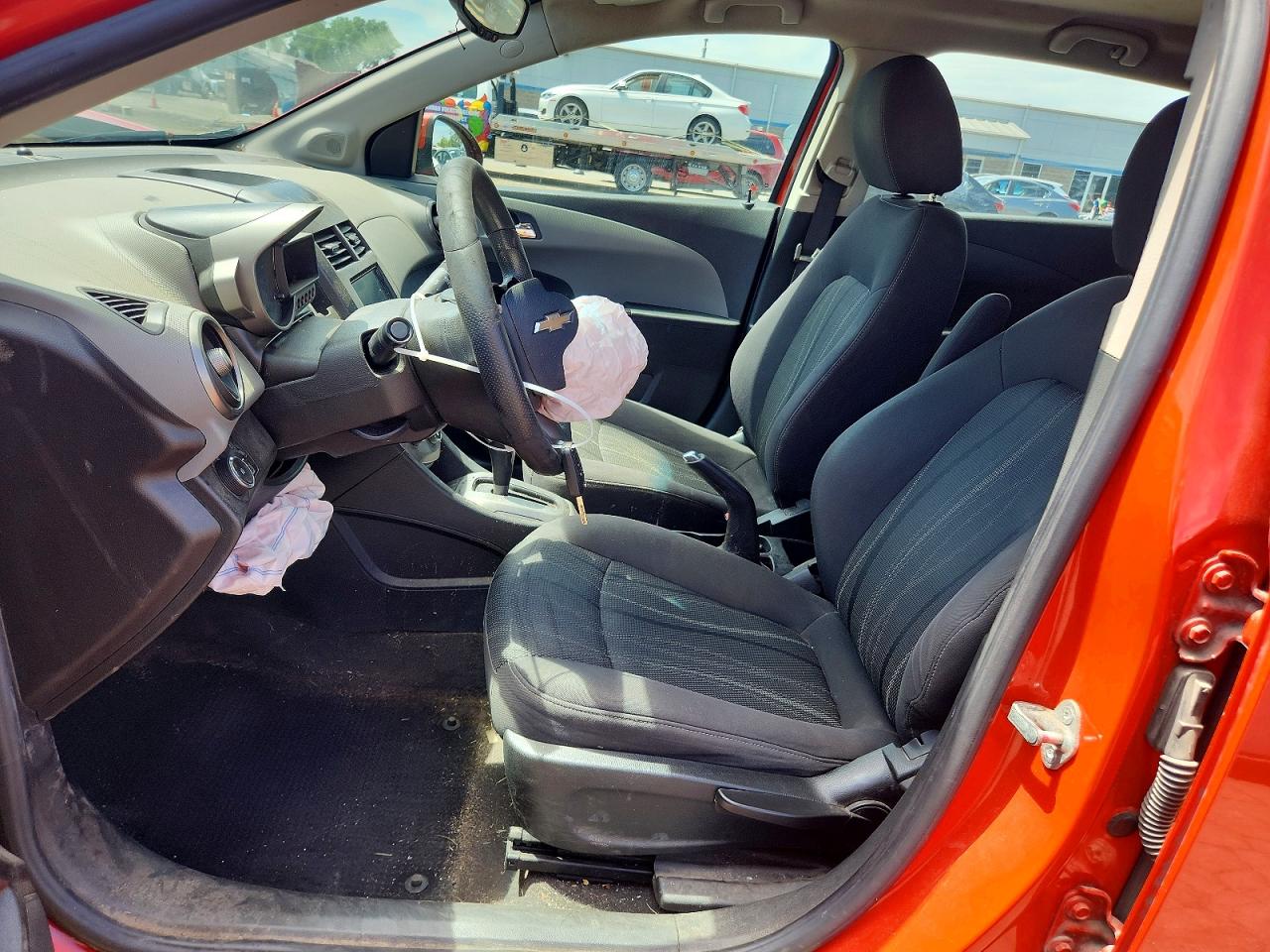 2013 Chevrolet Sonic Lt Orange vin: 1G1JC6SGXD4228409