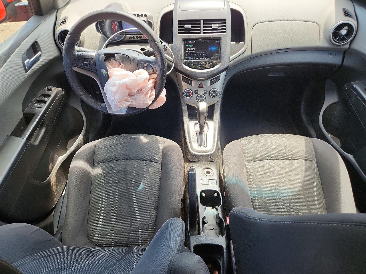 2013 Chevrolet Sonic Lt Orange vin: 1G1JC6SGXD4228409