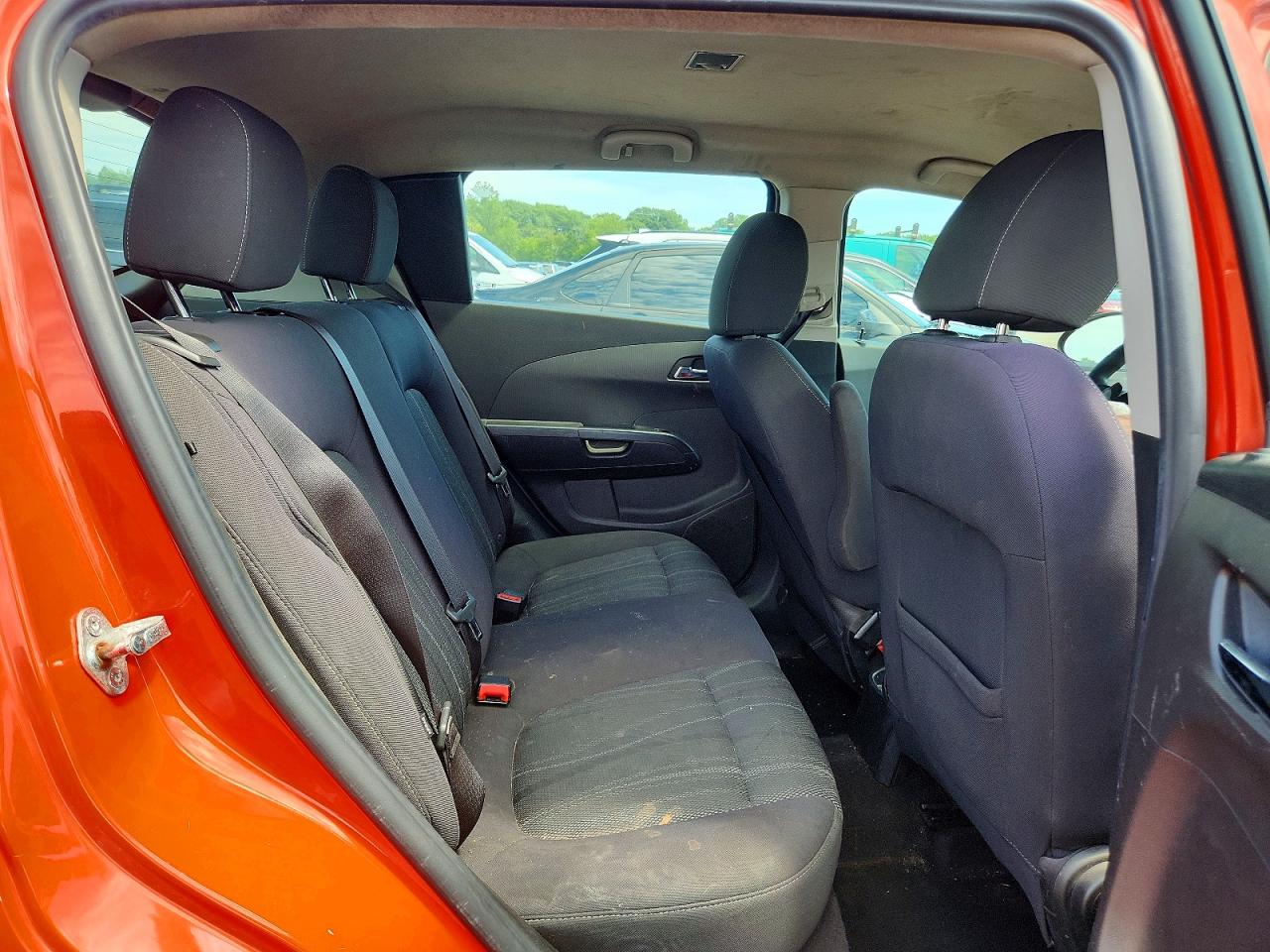 2013 Chevrolet Sonic Lt Orange vin: 1G1JC6SGXD4228409