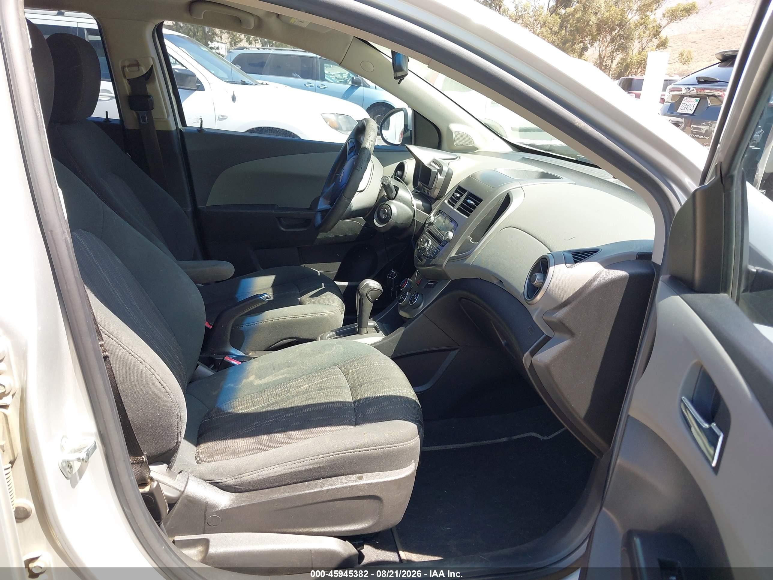2012 Chevrolet Sonic 2lt Silver vin: 1G1JC6SH0C4117990