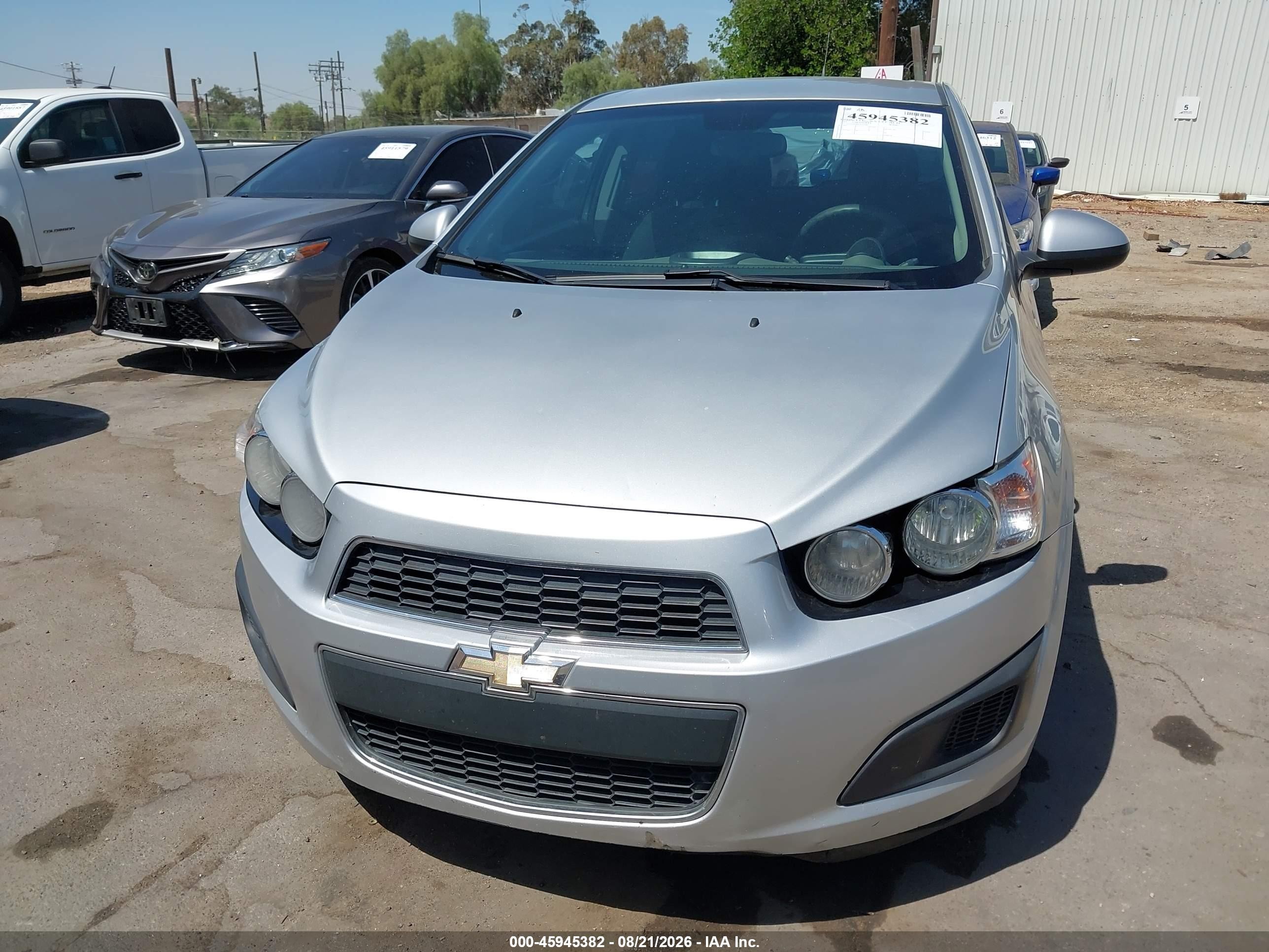 2012 Chevrolet Sonic 2lt Silver vin: 1G1JC6SH0C4117990
