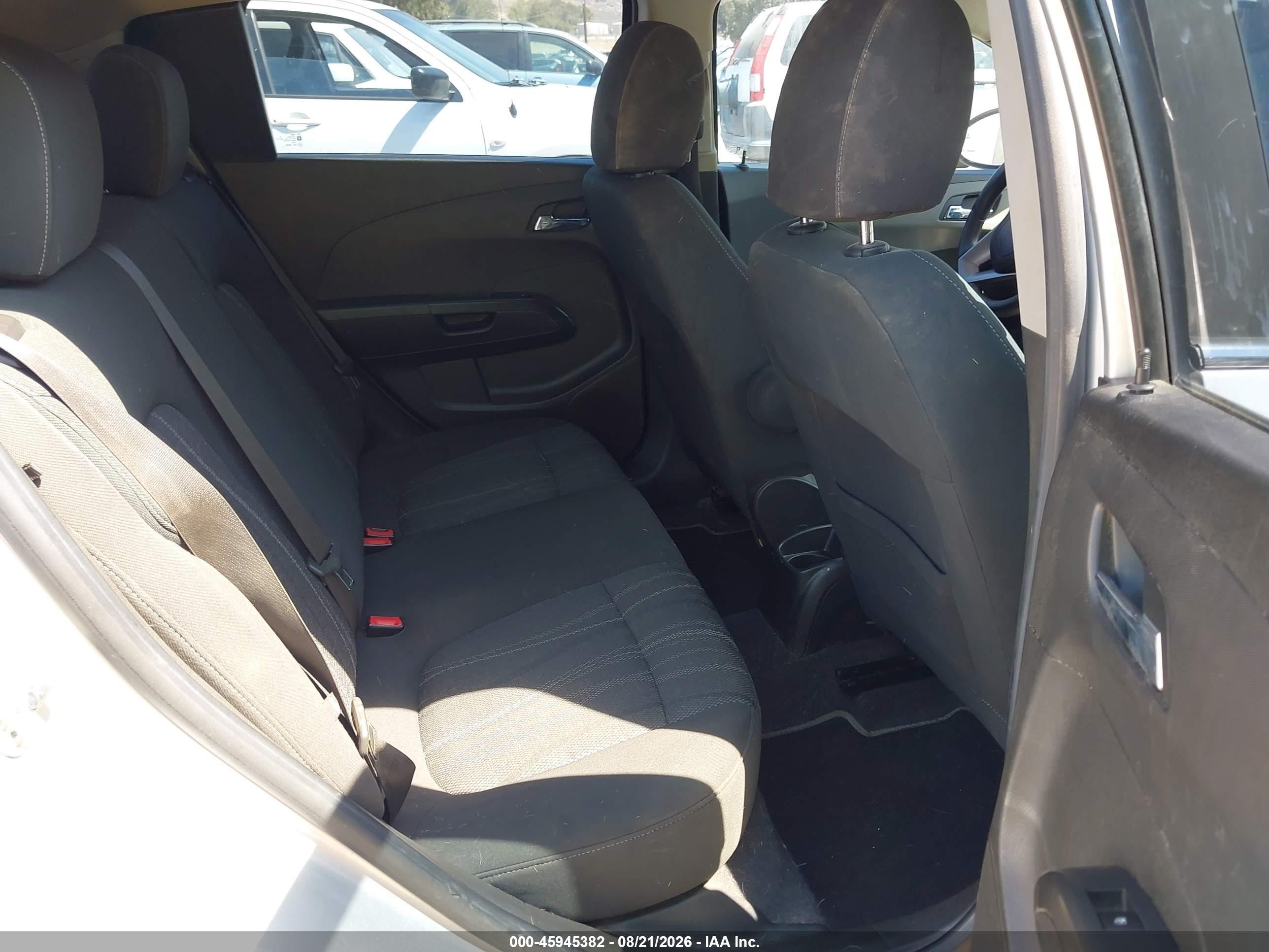 2012 Chevrolet Sonic 2lt Silver vin: 1G1JC6SH0C4117990