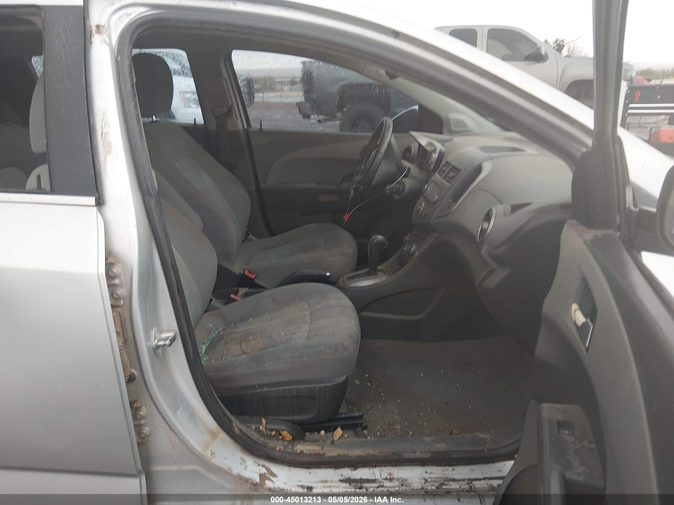 2012 Chevrolet Sonic 2lt Silver vin: 1G1JC6SH0C4164369