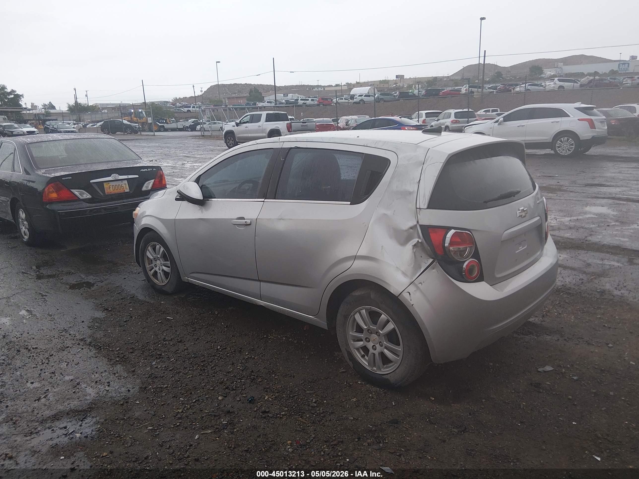 2012 Chevrolet Sonic 2lt Silver vin: 1G1JC6SH0C4164369