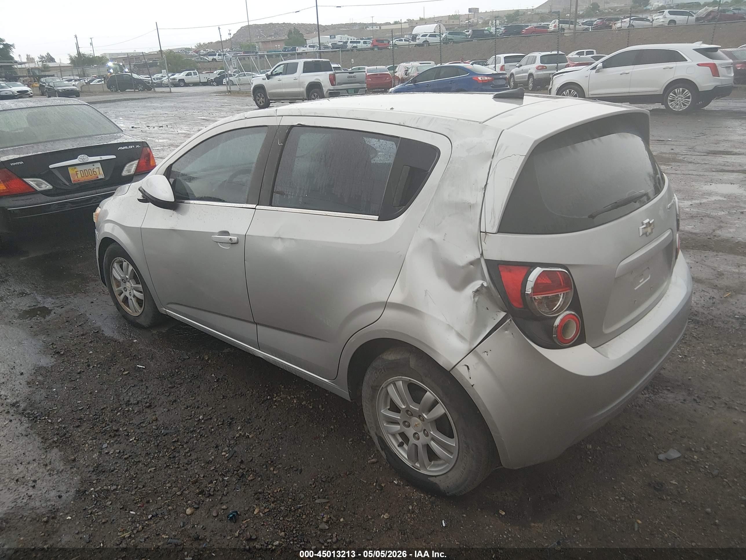 2012 Chevrolet Sonic 2lt Silver vin: 1G1JC6SH0C4164369