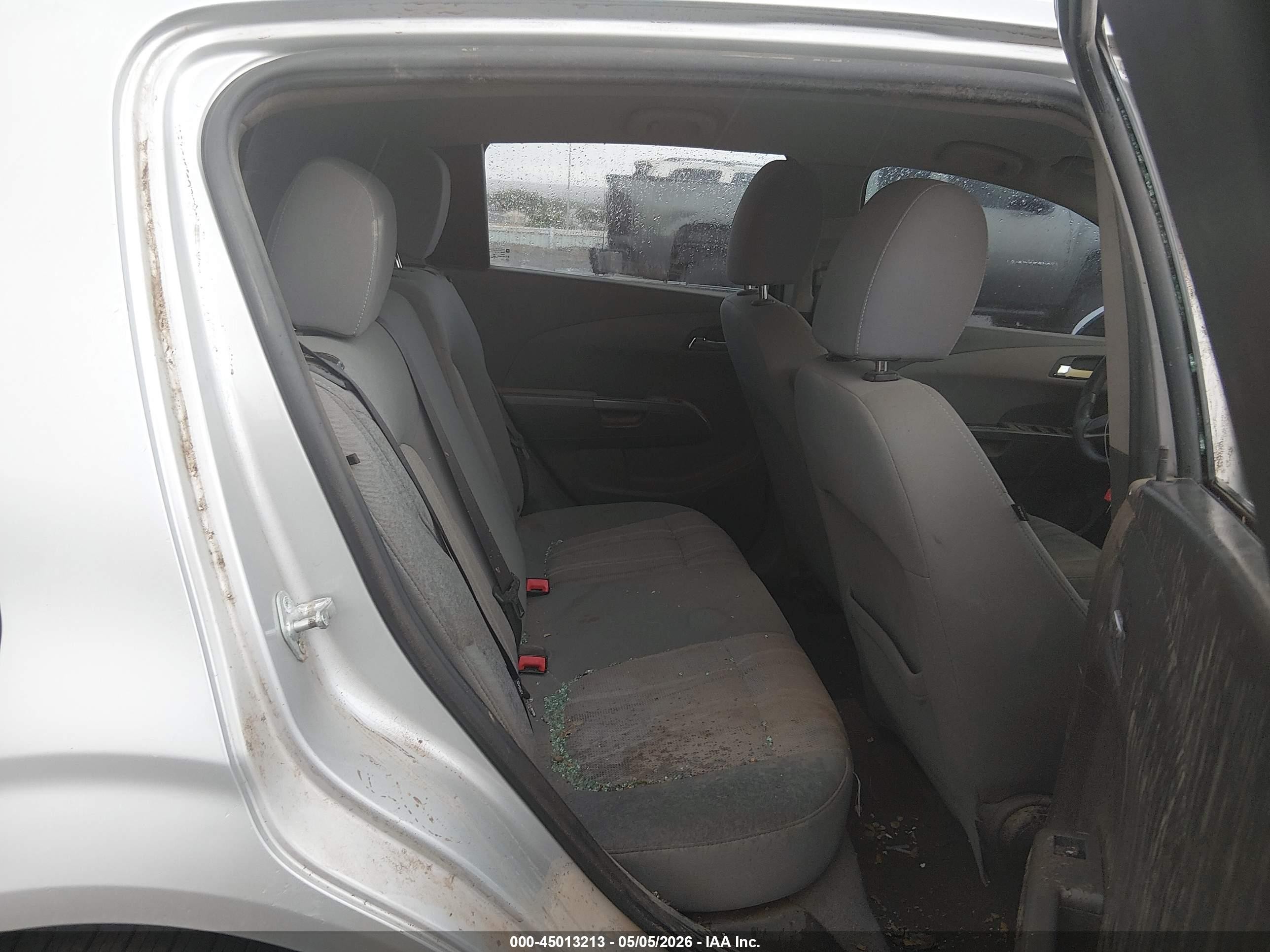 2012 Chevrolet Sonic 2lt Silver vin: 1G1JC6SH0C4164369