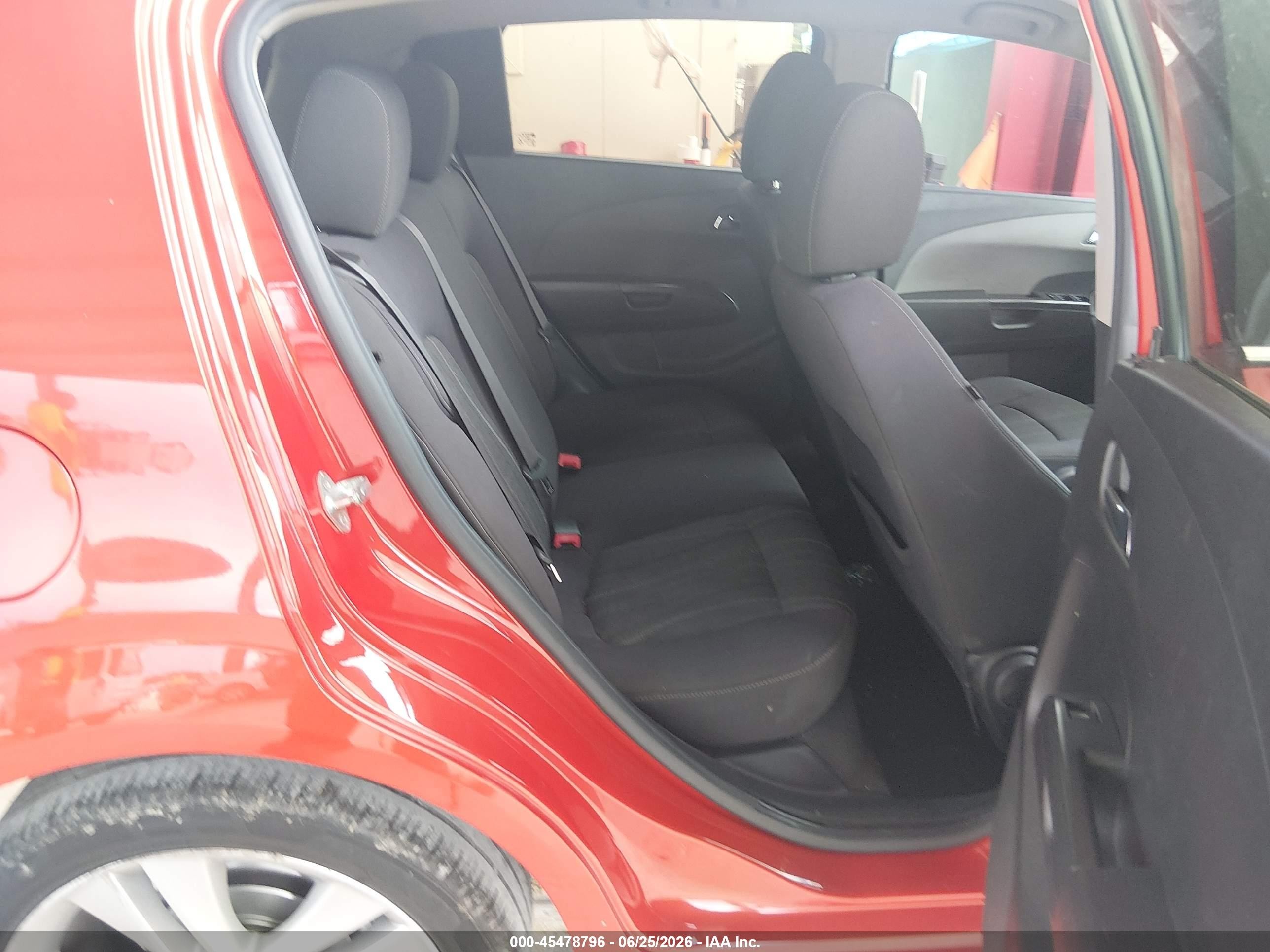 2012 Chevrolet Sonic 2lt Orange vin: 1G1JC6SH0C4191099